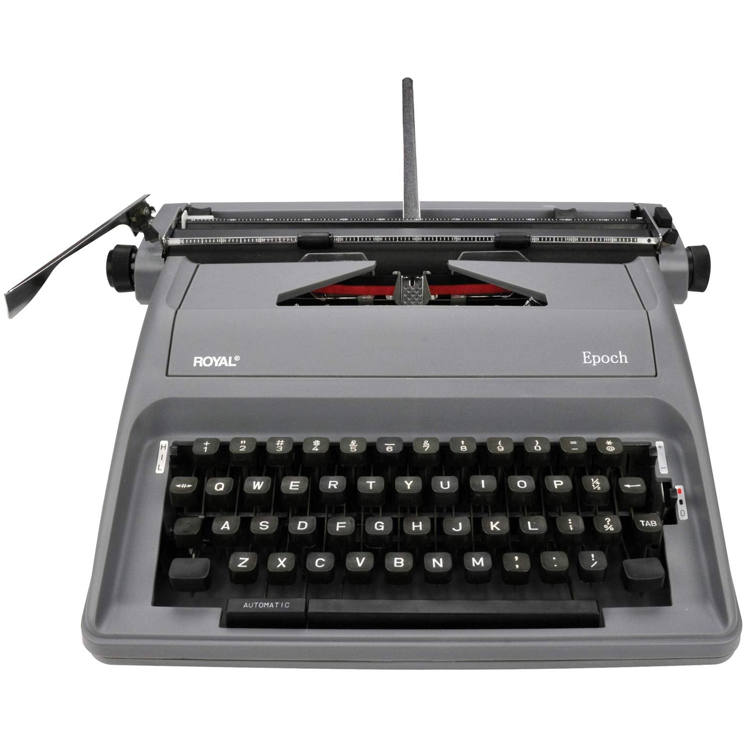 Royal Epoch Classic Portable Manual Typewriter   Gray (Roy79103Y)