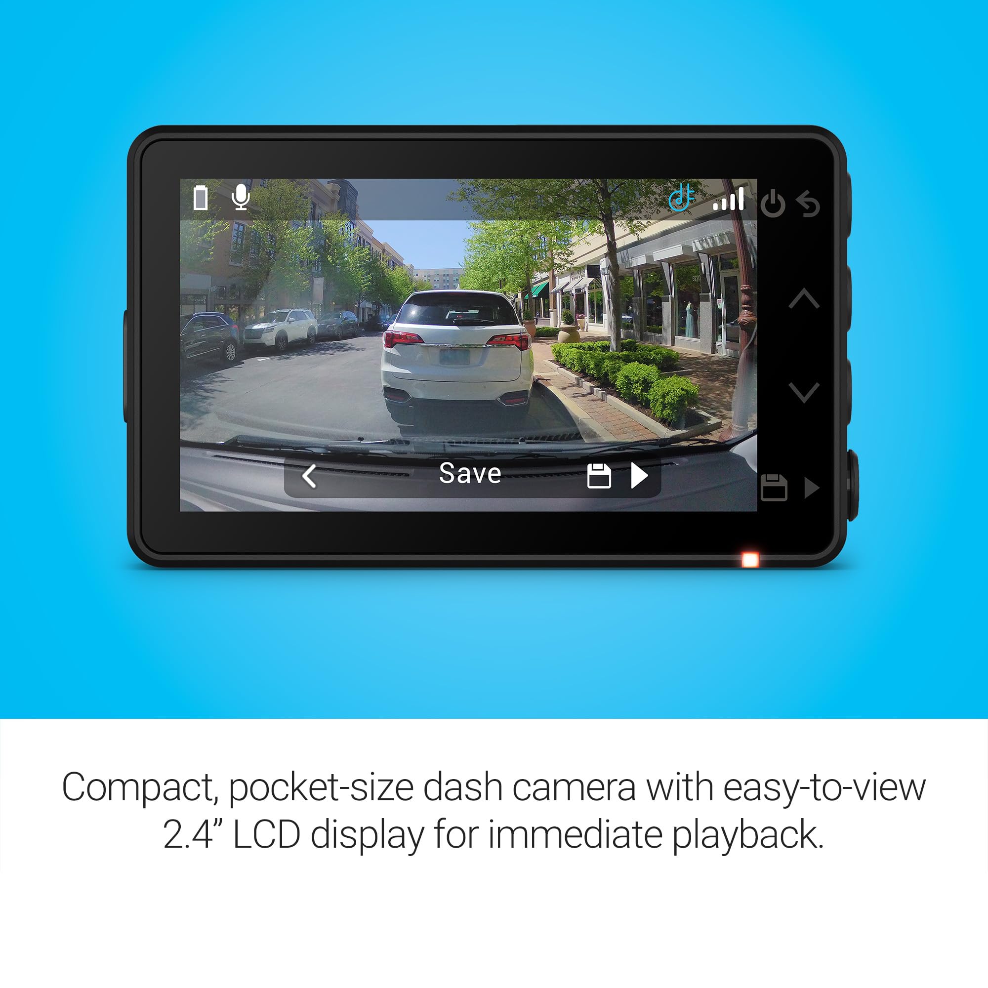 Garmin Dash Cam X110, Compact 1080P Hd Dash Cam With A 140 Degree Field Of View, Built In Clarity Polarizer, Voice Controlled, G