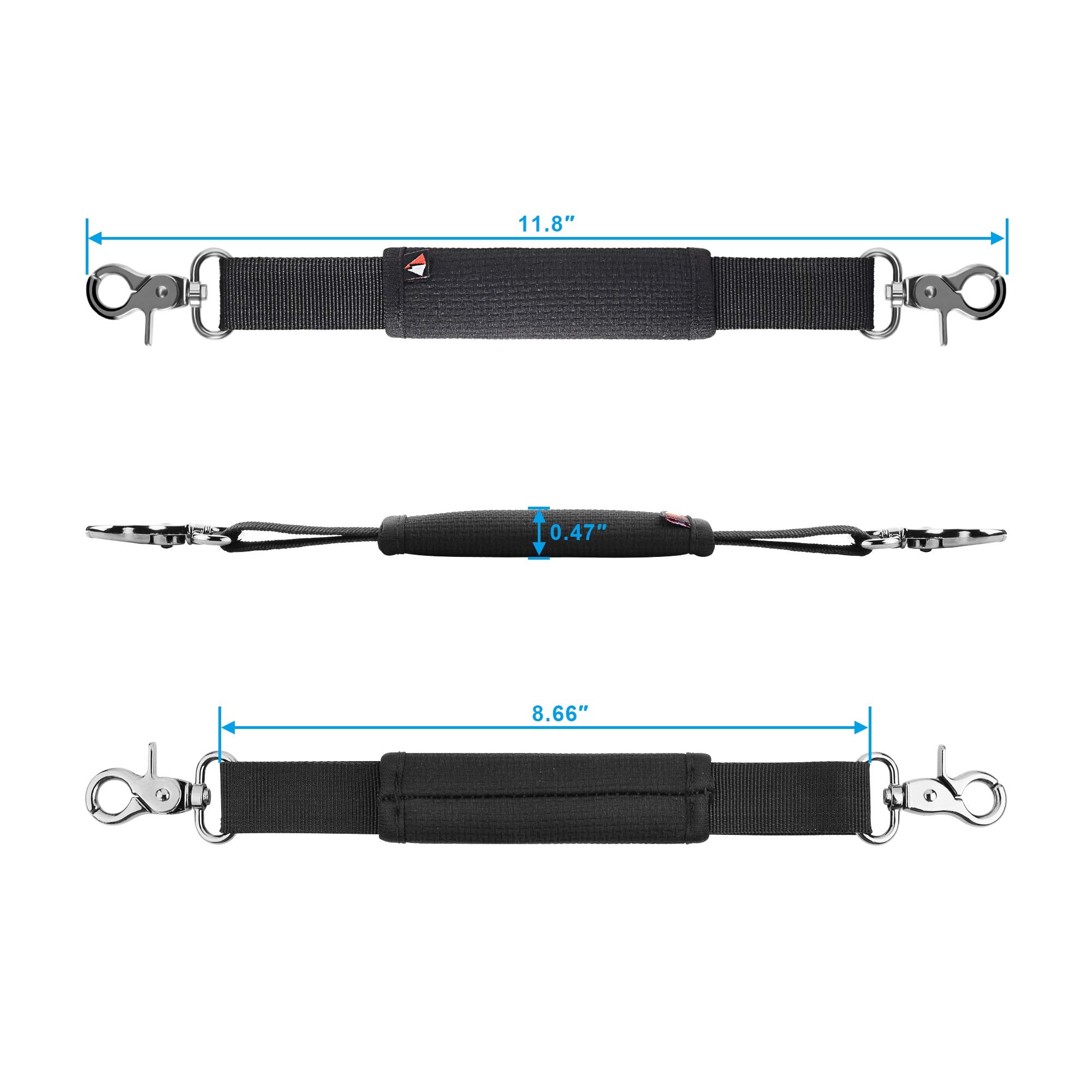 Txesign Removable Speaker Handle Strap For Jbl Xtreme/Xtreme 2/ Xtreme 3/Xtreme 4 Portable Bluetooth Speaker(Black)