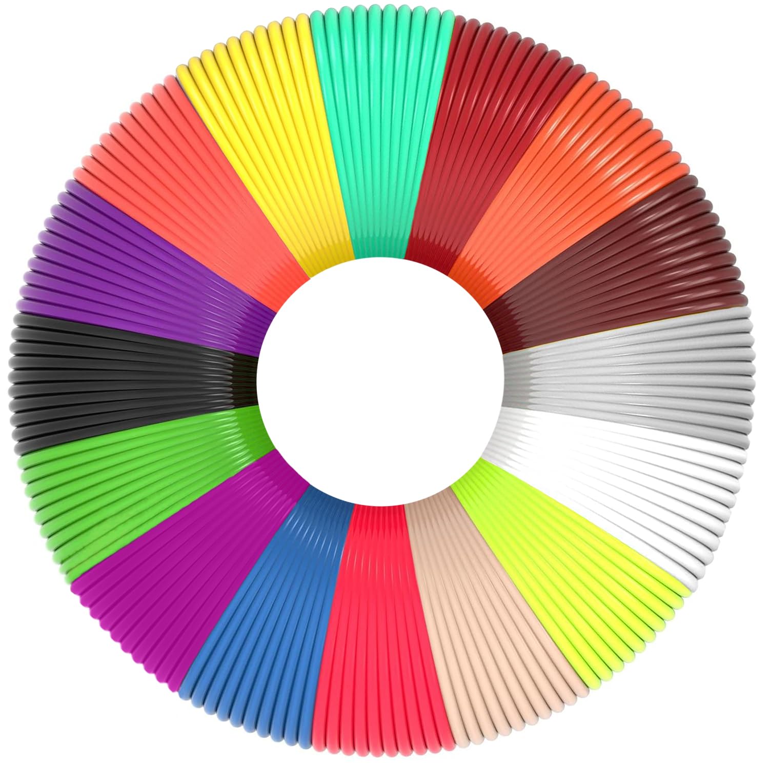 3D Pen Filament Refills 15 Colors, Yungden Pla 1.75Mm For 3D Pen, High Precision Diameter Tolerance 0.02Mm, 150 Feet In Total, 3