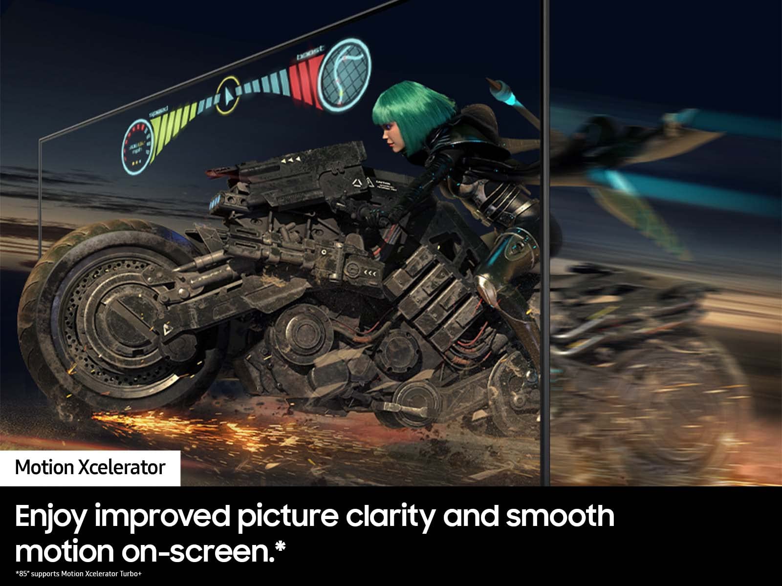 Samsung 85 Inch Class Crystal Uhd 4K Cu8000 Series Purcolor, Object Tracking Sound Lite, Q Symphony, Motion Xcelerator, Ultra Sl