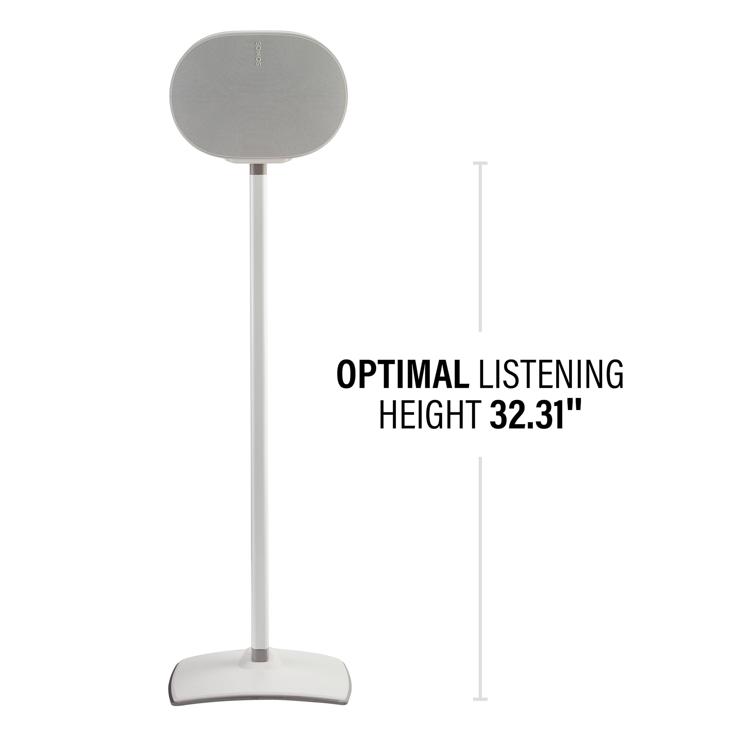 Sanus Speaker Stand For Sonos Era 300 (White)   Wsse31 W2