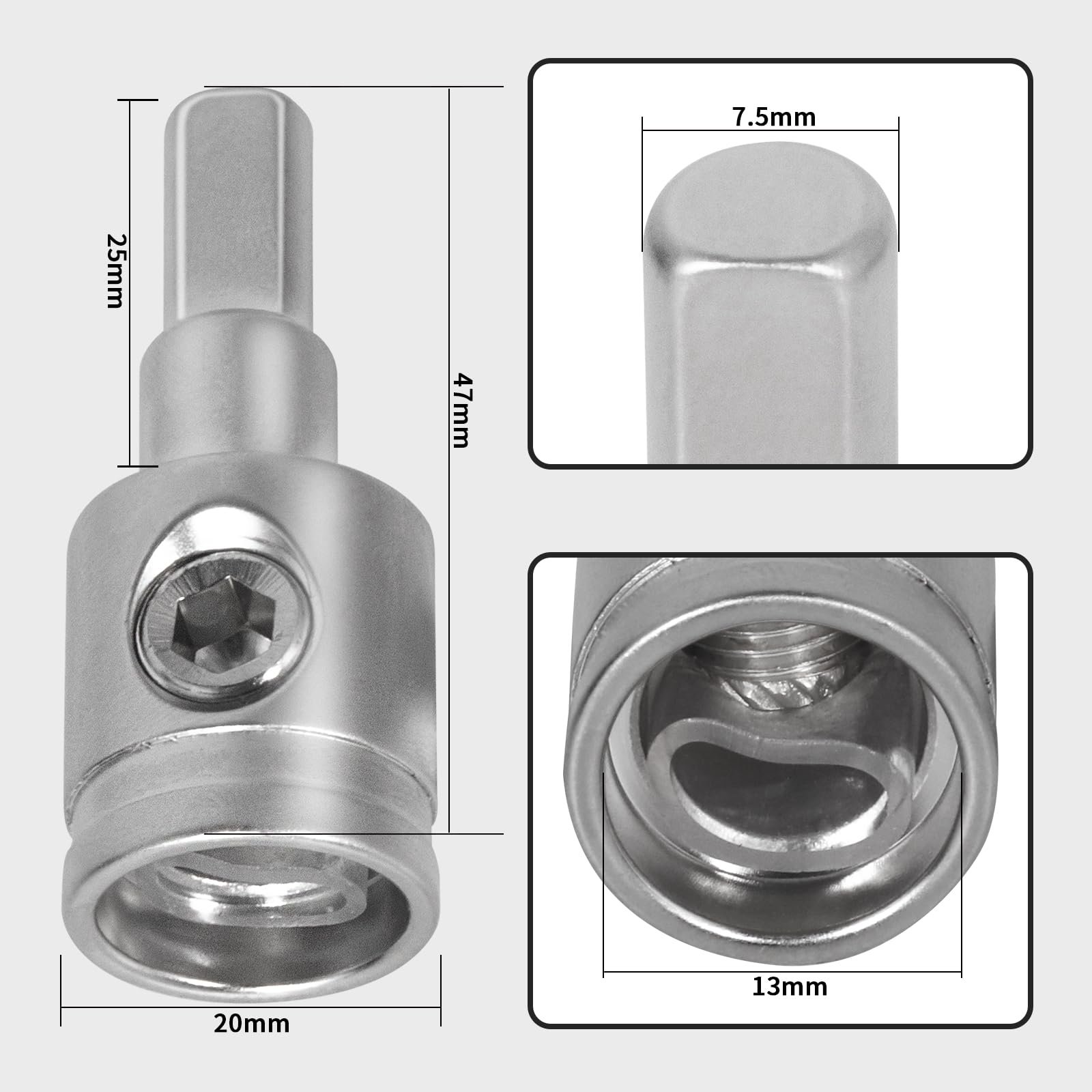 Amp Input Reducer From 0 Gauge To 4 Gauge With Hex Screw Clamp, Includes Extra Screws, Heat Shrink Tubes & Hex Tool For Car Audi
