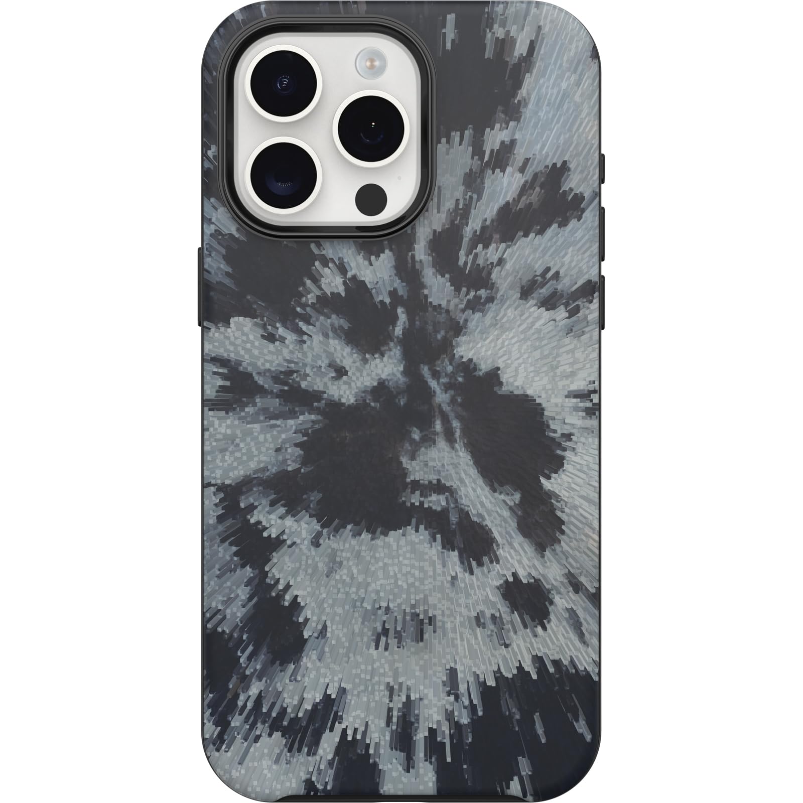 Otterbox Iphone 15 Pro Max (Only) Symmetry Series Case   Burnout Sky (Black), Snaps To Magsafe, Ultra Sleek, Raised Edges Protec