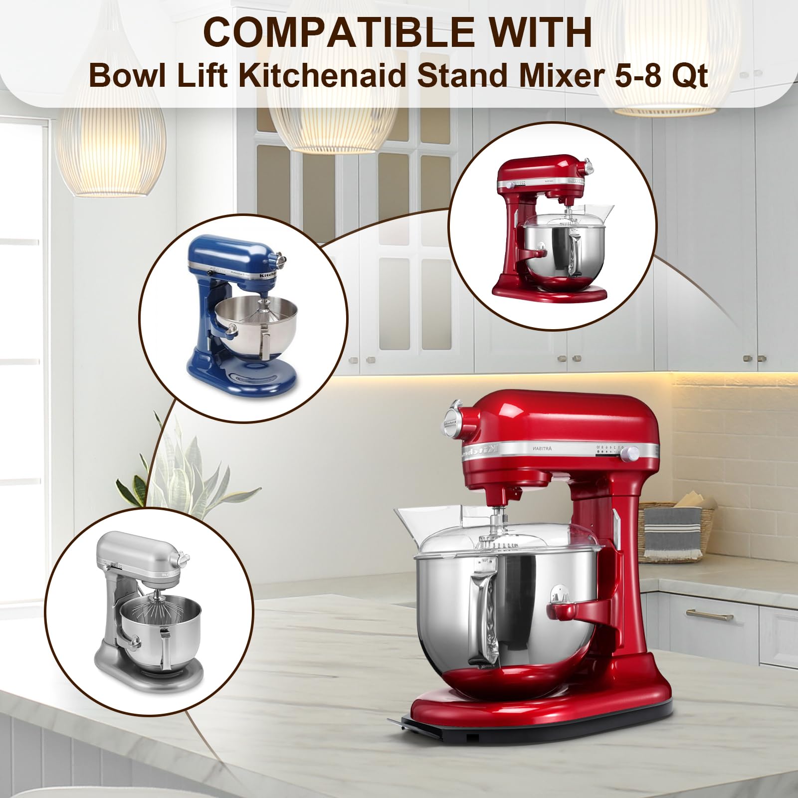 Mixer Sliding Tray For Kitchenaid 5 8 Qt,Sliding Tray For Kitchenaid Stand Mixer, Slide Tray Mixer Mover Mixer Slider With Smoot