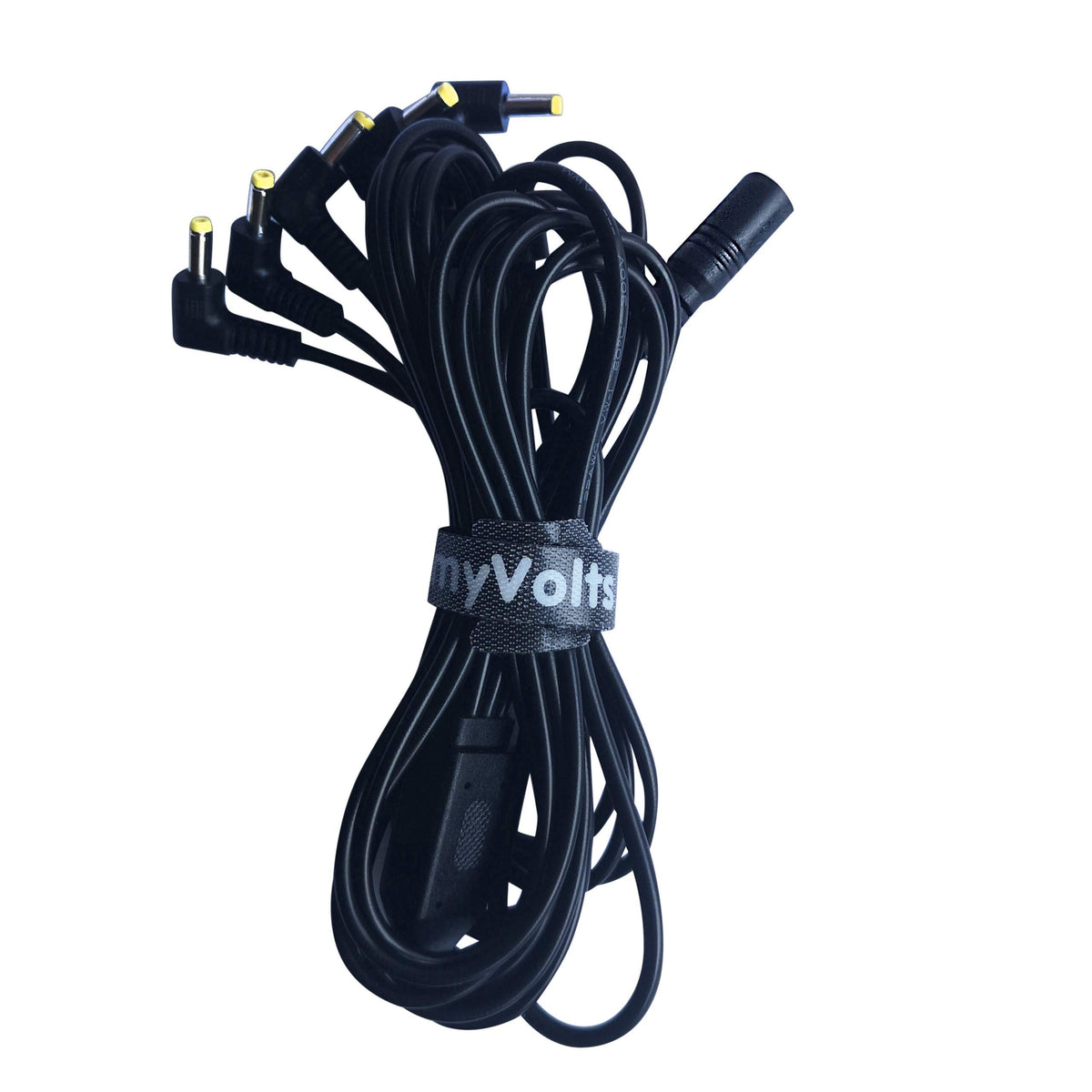 5-Way Power Splitter Cable For Korg Volca By Myvolts - Black (5-Way Splitter Only)