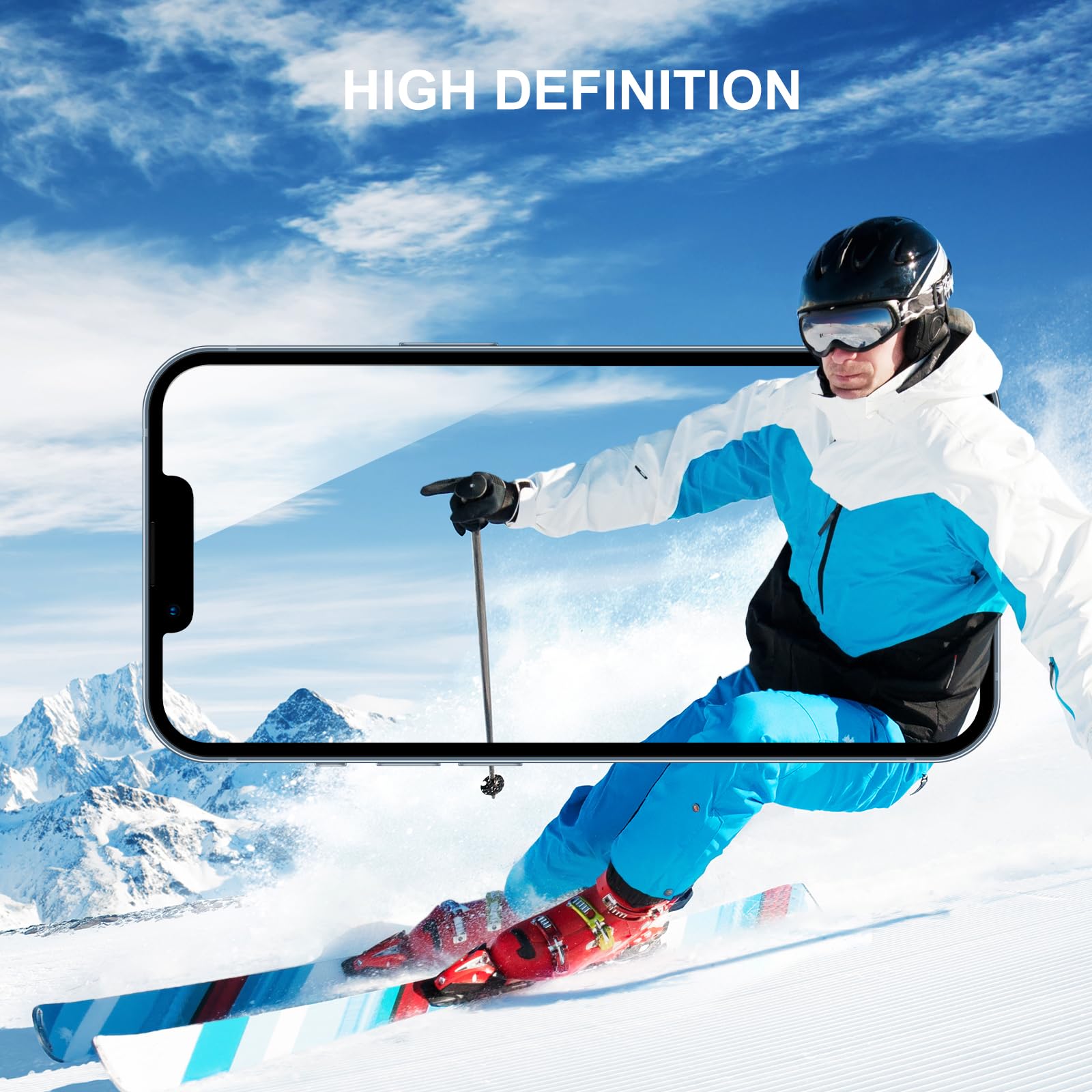 Sibeitu 3 Pack Screen Protector For Iphone 14 Plus With 3 Pack Camera Lens Tempered Glass Protector, 6.7 Inch Hd Clear Tempered