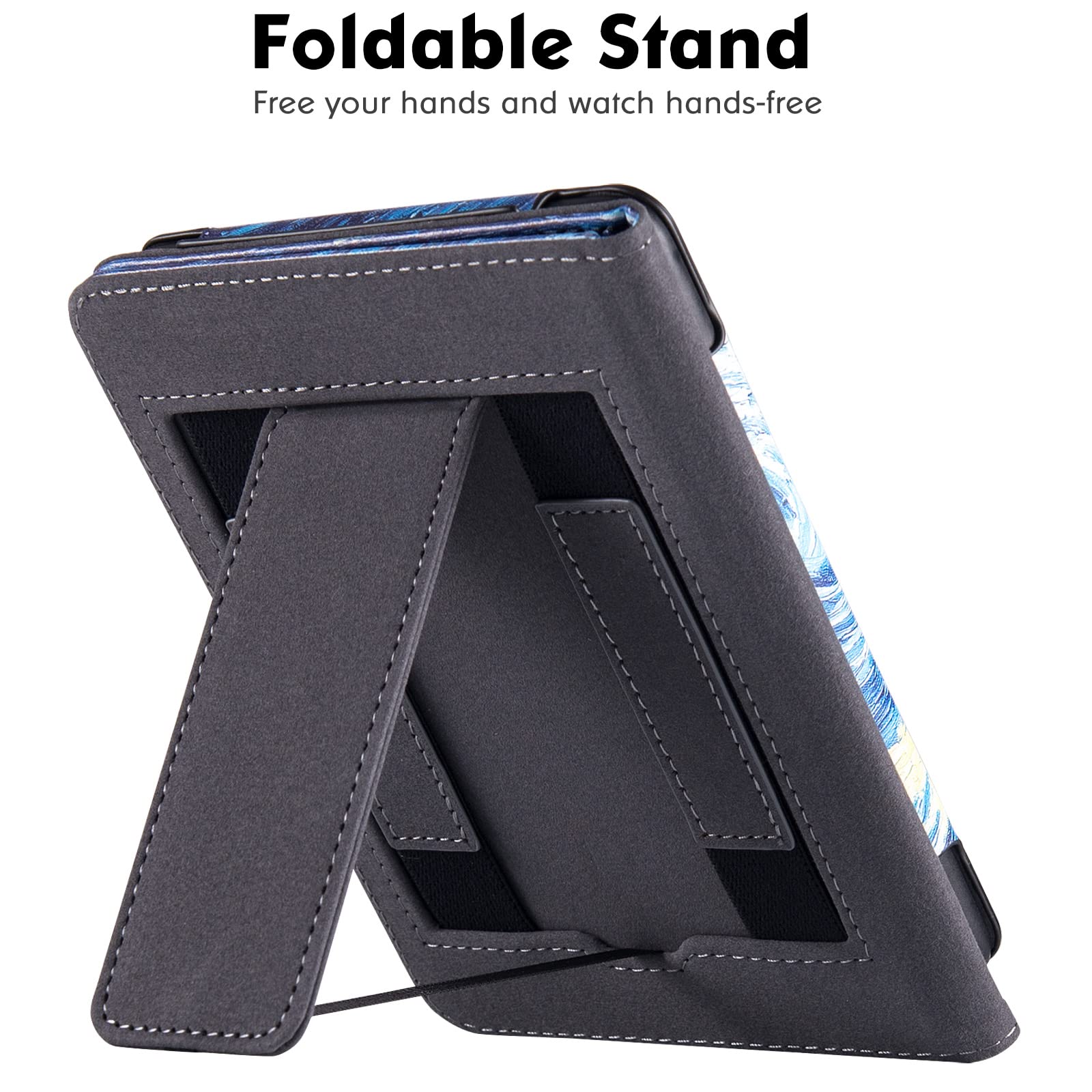 Bozhuorui Stand Case For 6.8'' Kindle Paperwhite (11Th Generation   2021) And Kindle Paperwhite Signature Edition   Pu Leather S