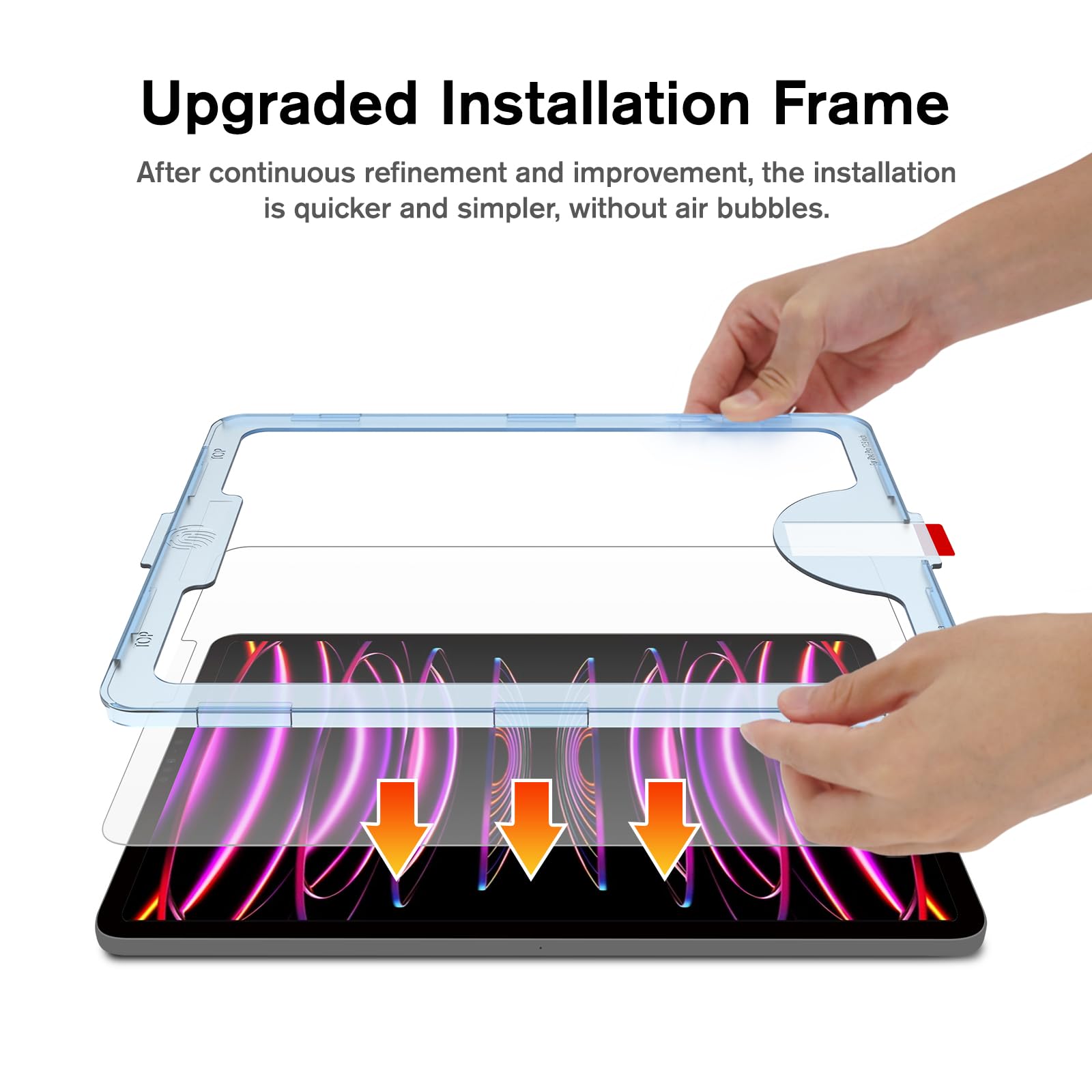 Kct Paperfeel Tempered Glass Screen Protector Compatible With Ipad Pro 11 Inch (2022&2021&2020&2018) / Ipad Air 5Th/4Th (10.9 Inch, 2022/2020) Draw As Paper, With Matte Surface, Ez Kit