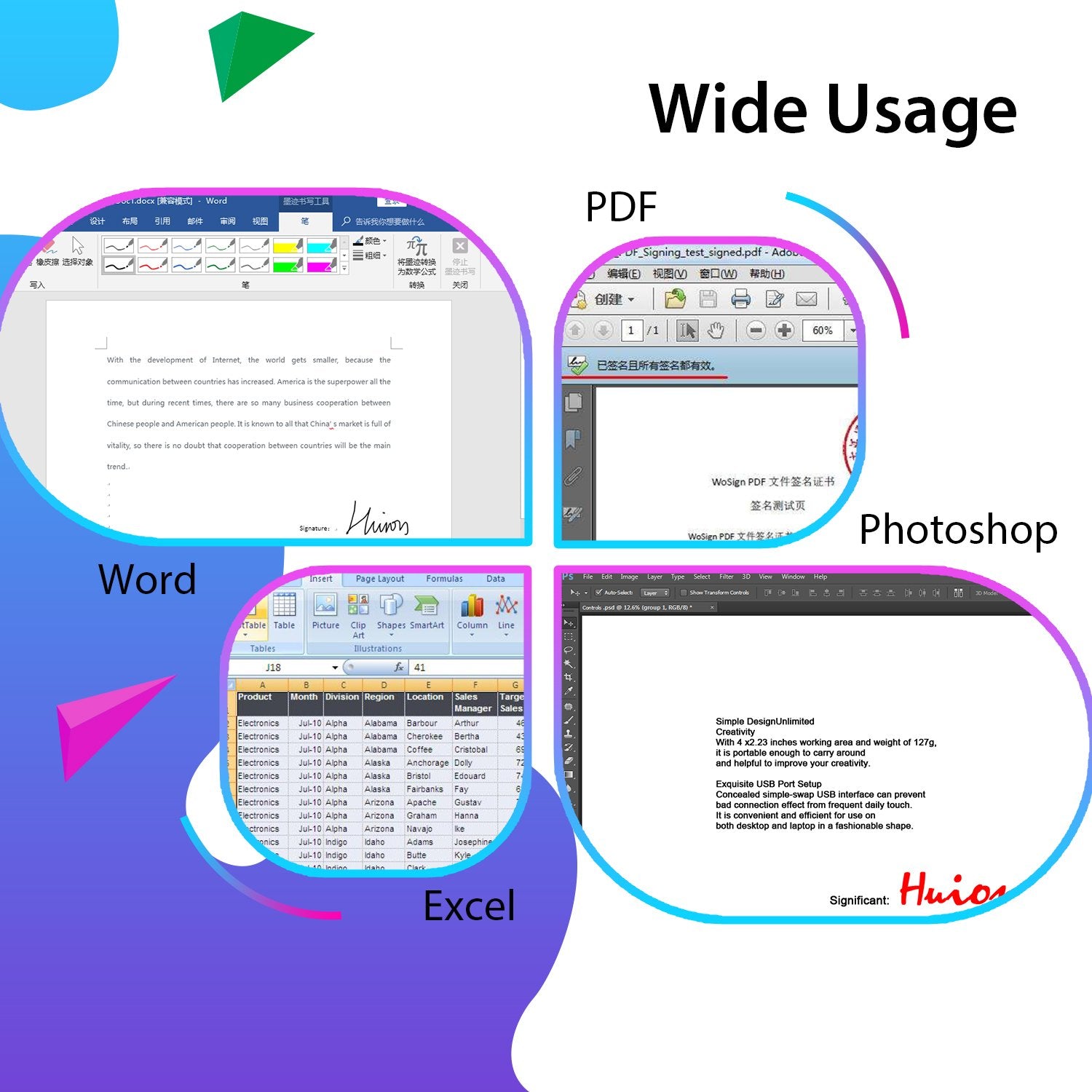 Huion 420 Osu Tablet Drawing Tablet, Graphics Tablet With Digital Stylus, 4 X 2.23 Inches Pen Tablet For Digital Art, Design & A