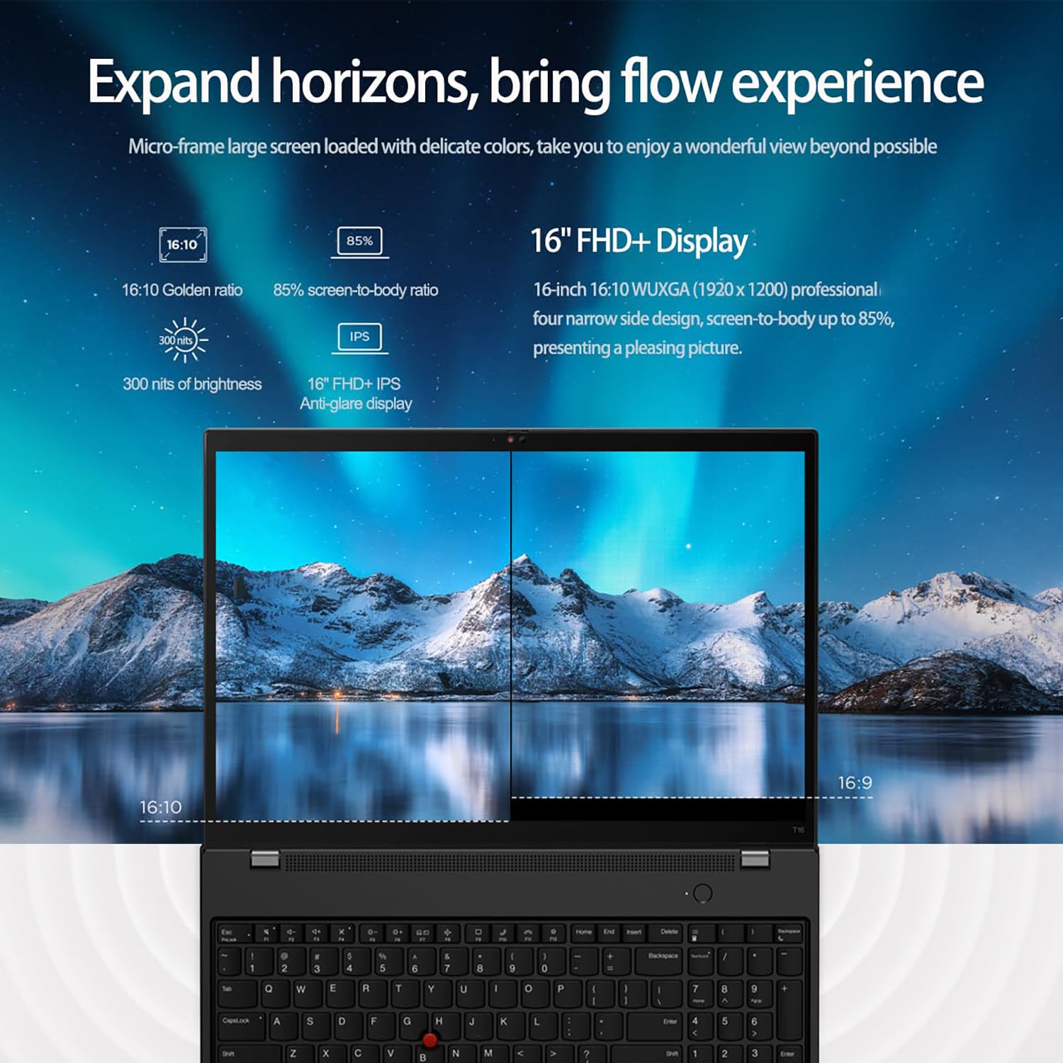 Lenovo Thinkpad T16 Gen 2 16 Fhd+ Business Laptop Computer, 13Th Gen Intel 10-Core I5-1335U (Beat I7-1255U), 24Gb Ddr4 Ram, 1Tb