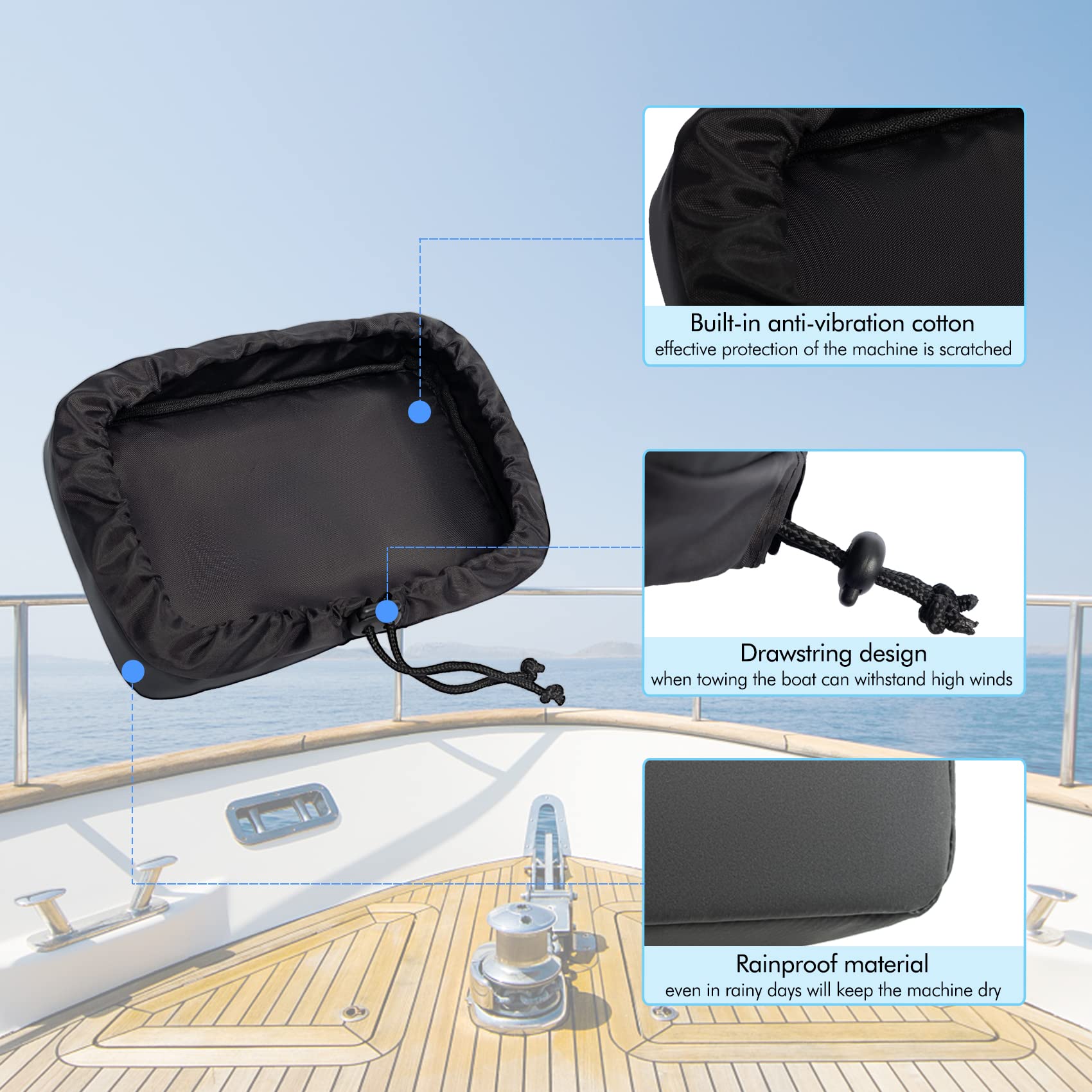 Compatible With Humminbird Fish Finder Cover For Humminbird Helix 7/Helix 5 All Series, Rainproof, Sunproof And Dustproof (Helix