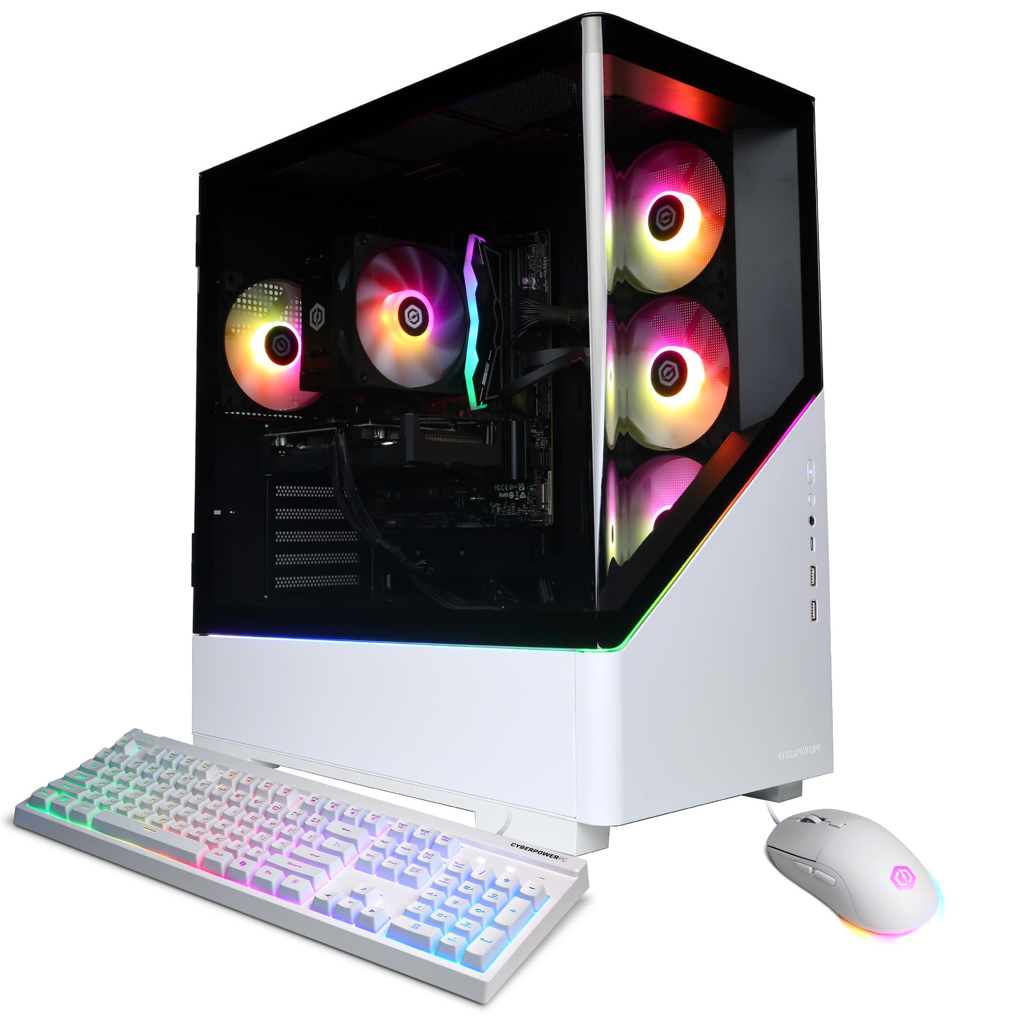 CyberPowerPC Gamer Xtreme VR Gaming PC, Intel Core Ultra 7 265F 2.4GHz, GeForce RTX 5050 8GB, 16GB DDR5, 2TB PCIe 4.0 SSD, WiFi