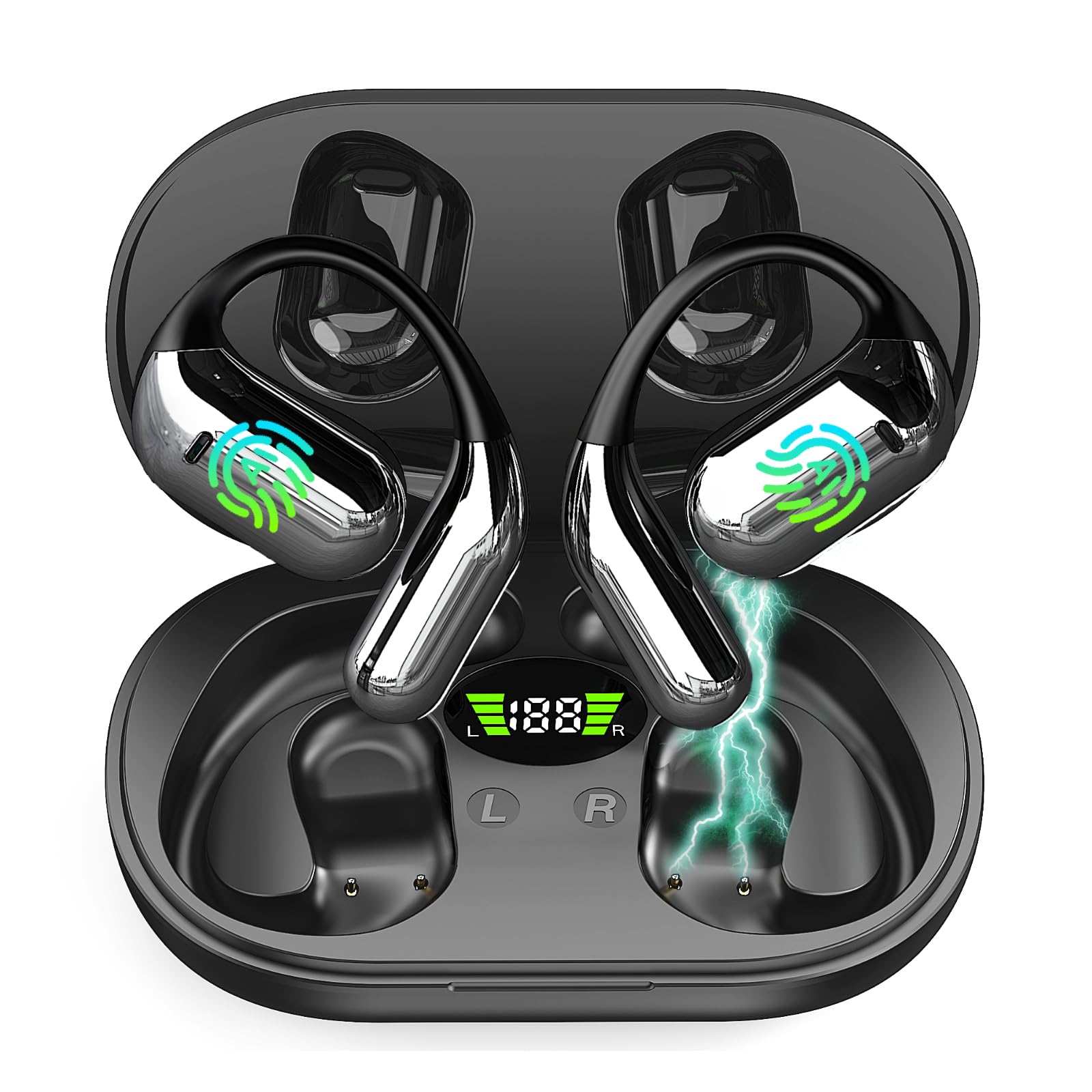 Translator Earbuds Real-Time 144 Languages & Accents, 3-In-1 With Charging Case, Audifonos Traductores Ingl  S Espaol Bluetooth 