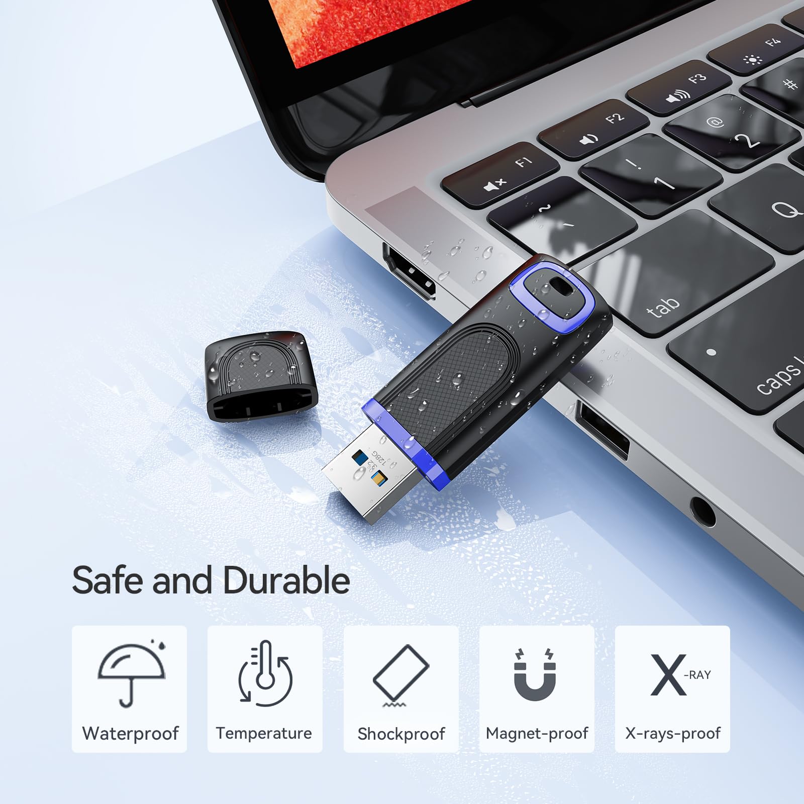 Joiot 128Gb Usb Flash Drive Up To 350Mb/S Usb 3.2 Flash Drive Compatible With Usb 3.1/Usb3.0/Usb 2.0 High Speed Thumb Drive With