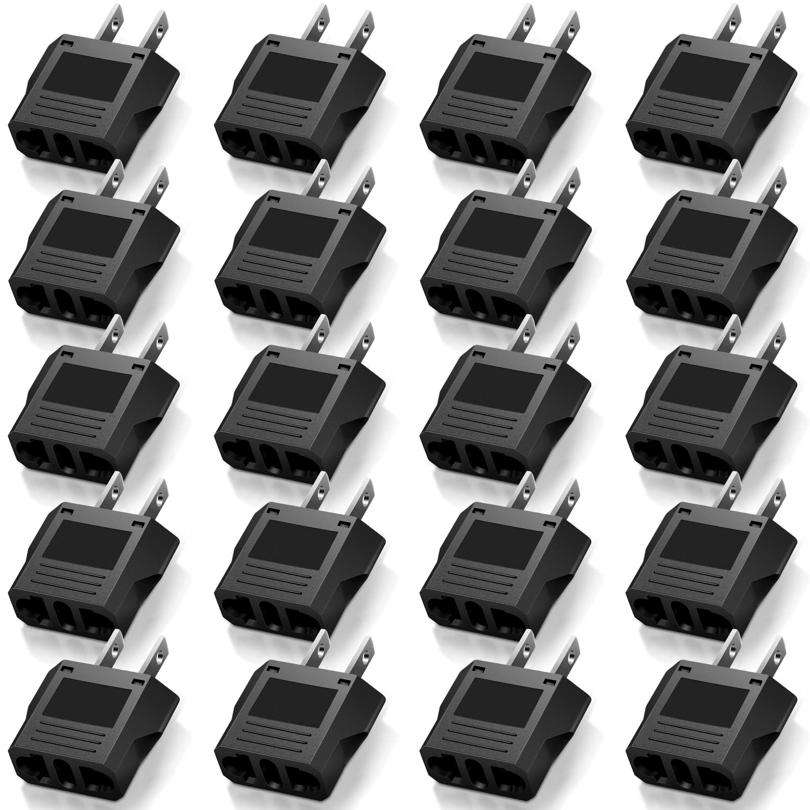 Eboot Europe To Usa Plug Adapter American Plug Adapters Plug Converter Travel Voltage Converter Eu To Us Electrical Outlet Adapt