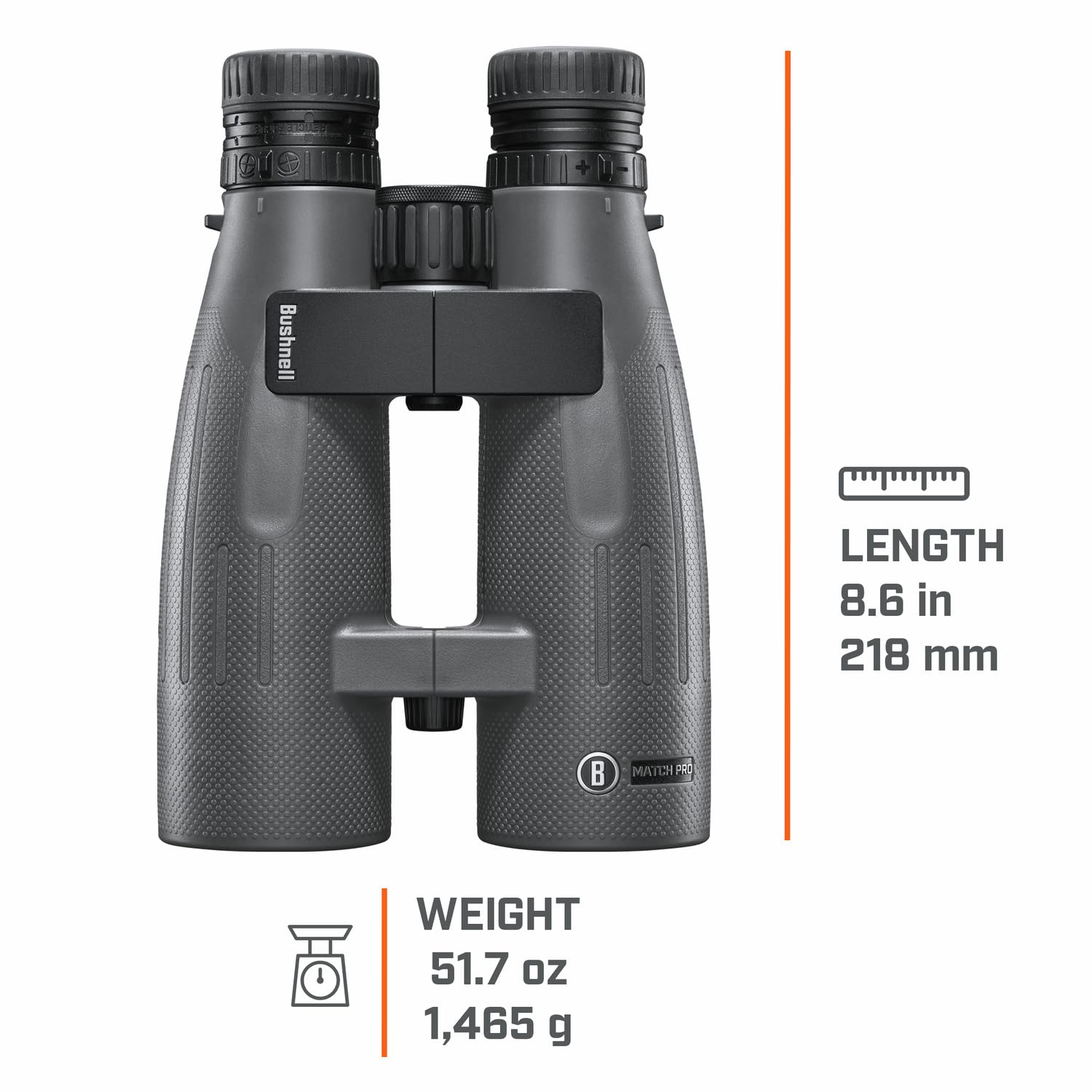 Bushnell Match Pro Ed 15X56 Binoculars With Rotatable Mrad Reticle   High Precision, Long Range Spotting Binoculars For Shooters