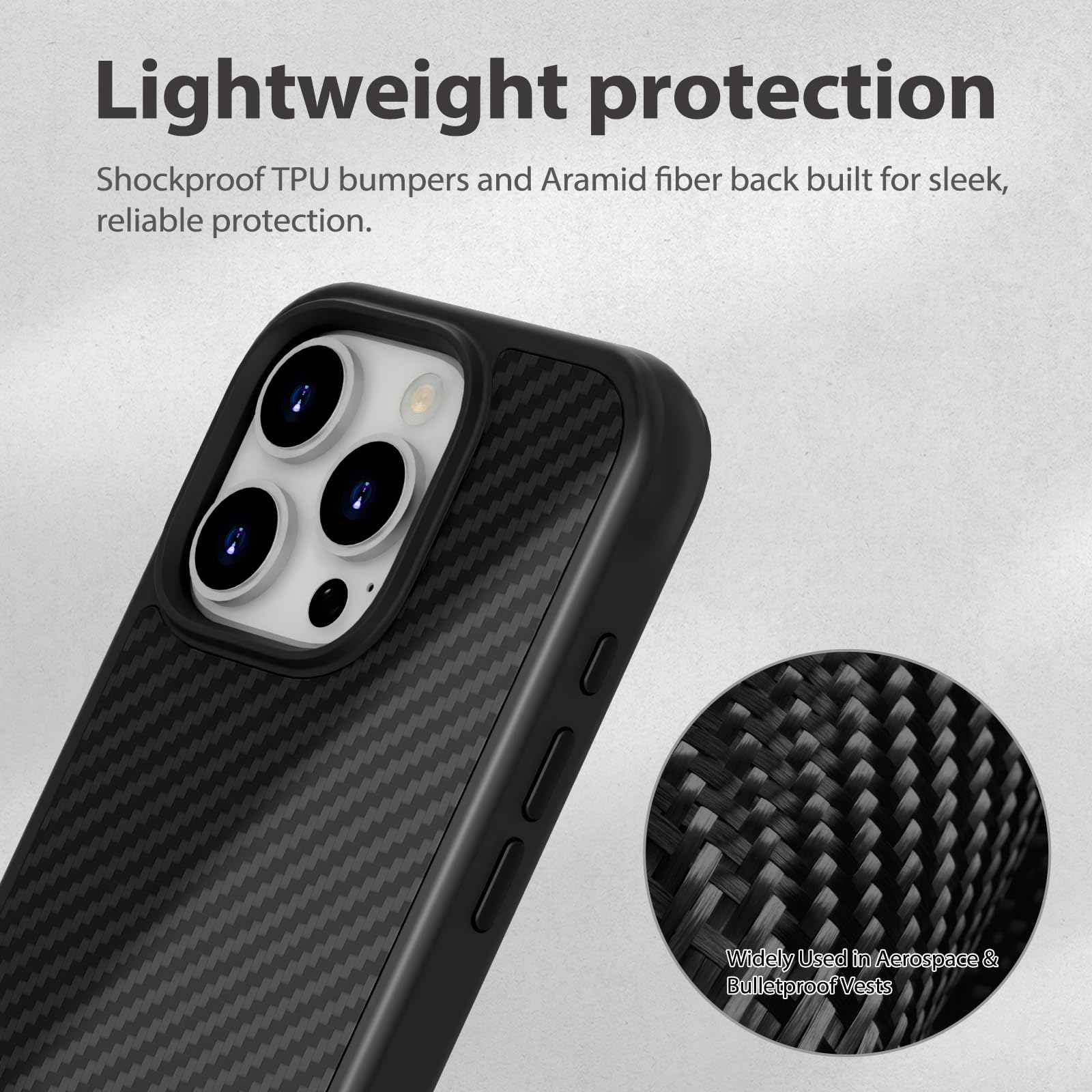 Belemay Shockproof Case For Iphone 16 Pro, Compatible With Magsafe, Lightweight Protective, Military-Grade Drop Protection, 600D
