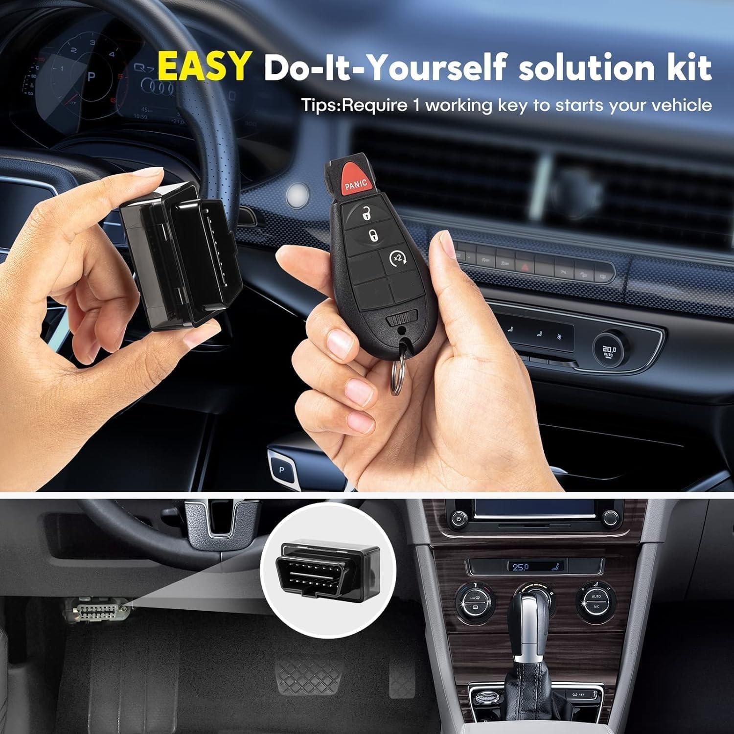 Key Fob Remote Replacement Fits For 2013 2014 2015 2016 Dodge Ram 1500 2500 3500 Gq4-53T Keyless Entry Remote Control
