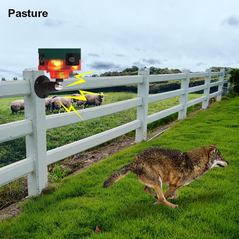 Solar Outdoor Motion Sensor Alarm,With Upgraded 360 Motion Detector Alarm, 129Db Loud Siren, And Remote Keep Unwanted Explorers