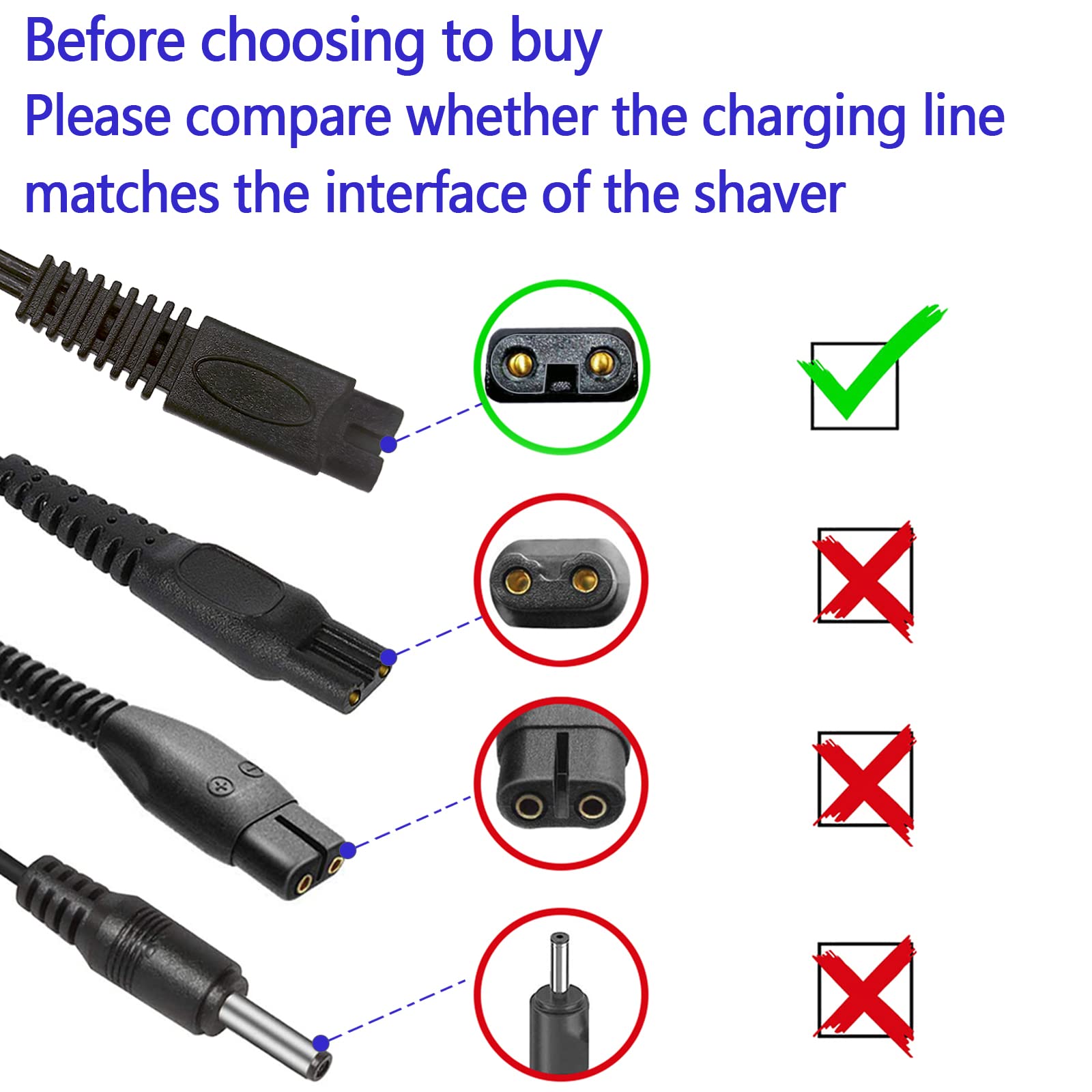 Electric Shaver Charge For Solo Rechargeable Full Body Hair Trimmer Shaver And Groomer Replacement Charge Line 5V Usb Shaver Pow