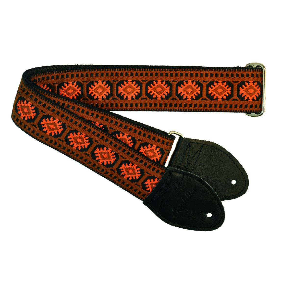 Souldier Gs0179Bk02Bk   Handmade Seatbelt Guitar Strap For Bass, Electric Or Acoustic Guitar, 2 Inches Wide And Adjustable Lengt