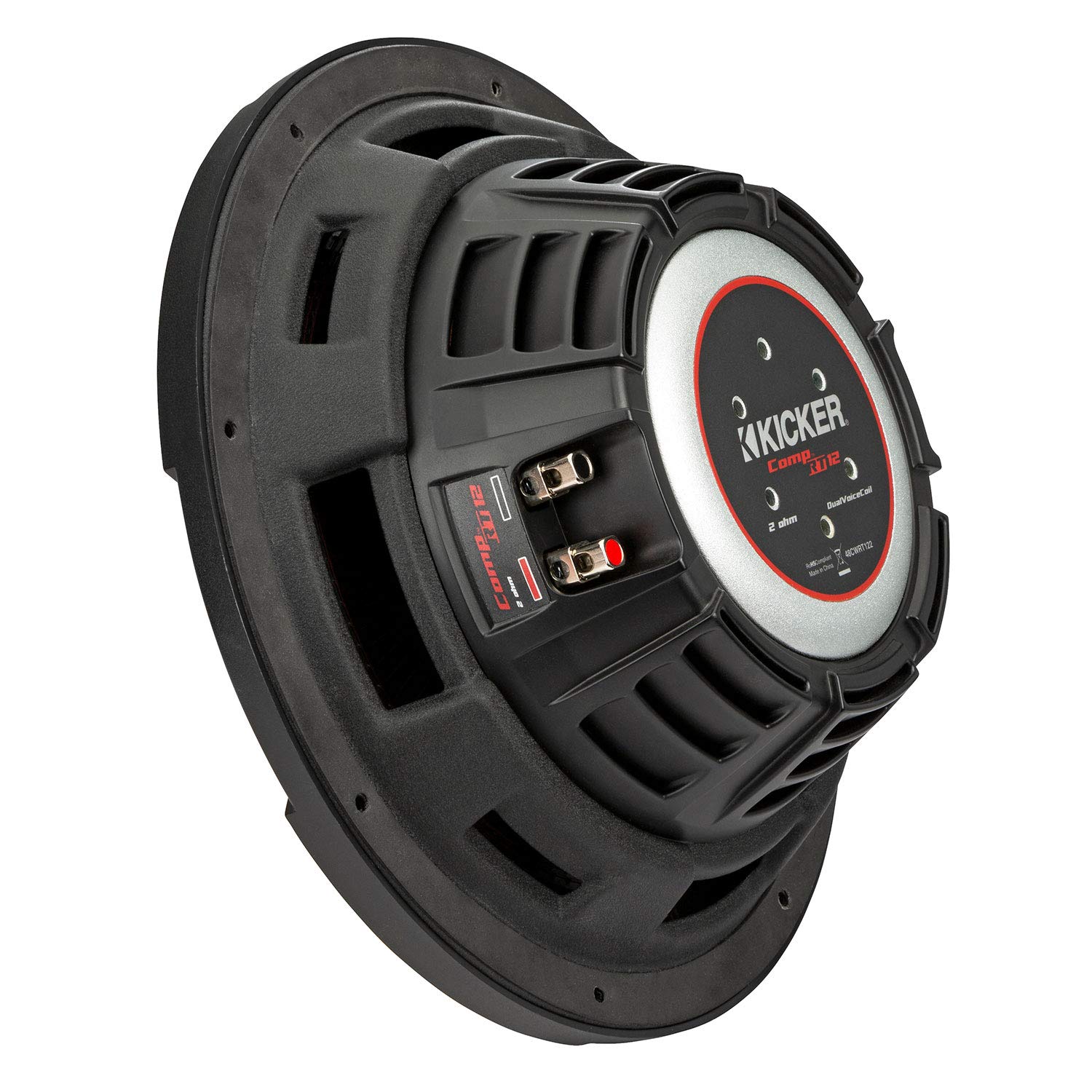 Kicker 48Cwrt122 Comprt 12'' Subwoofer, Dvc, 2 Ohm