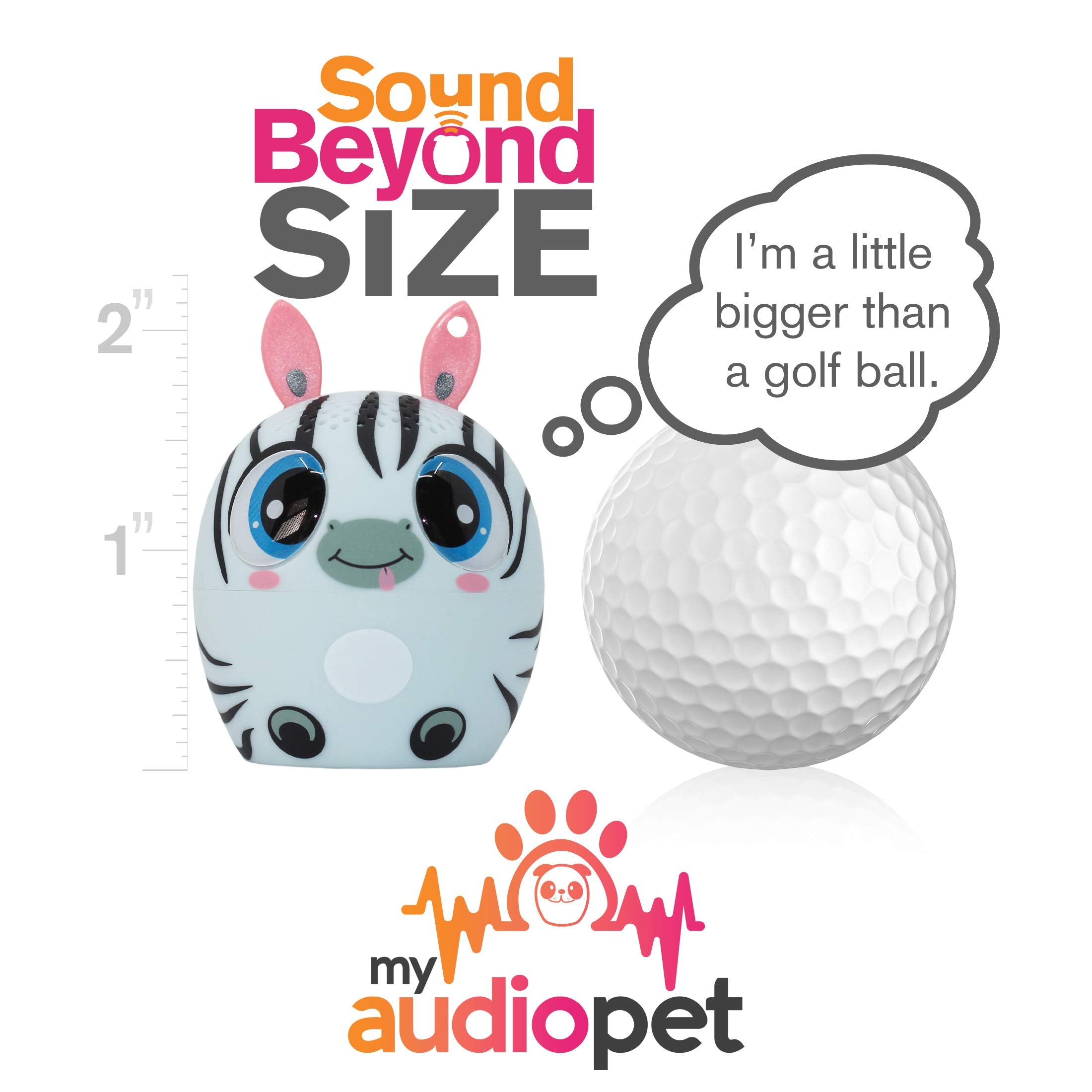 My Audio Pet Mini Bluetooth Animal Wireless Speaker For Kids Of All Ages   True Wireless Stereo   Pair With Another Tws Pet For