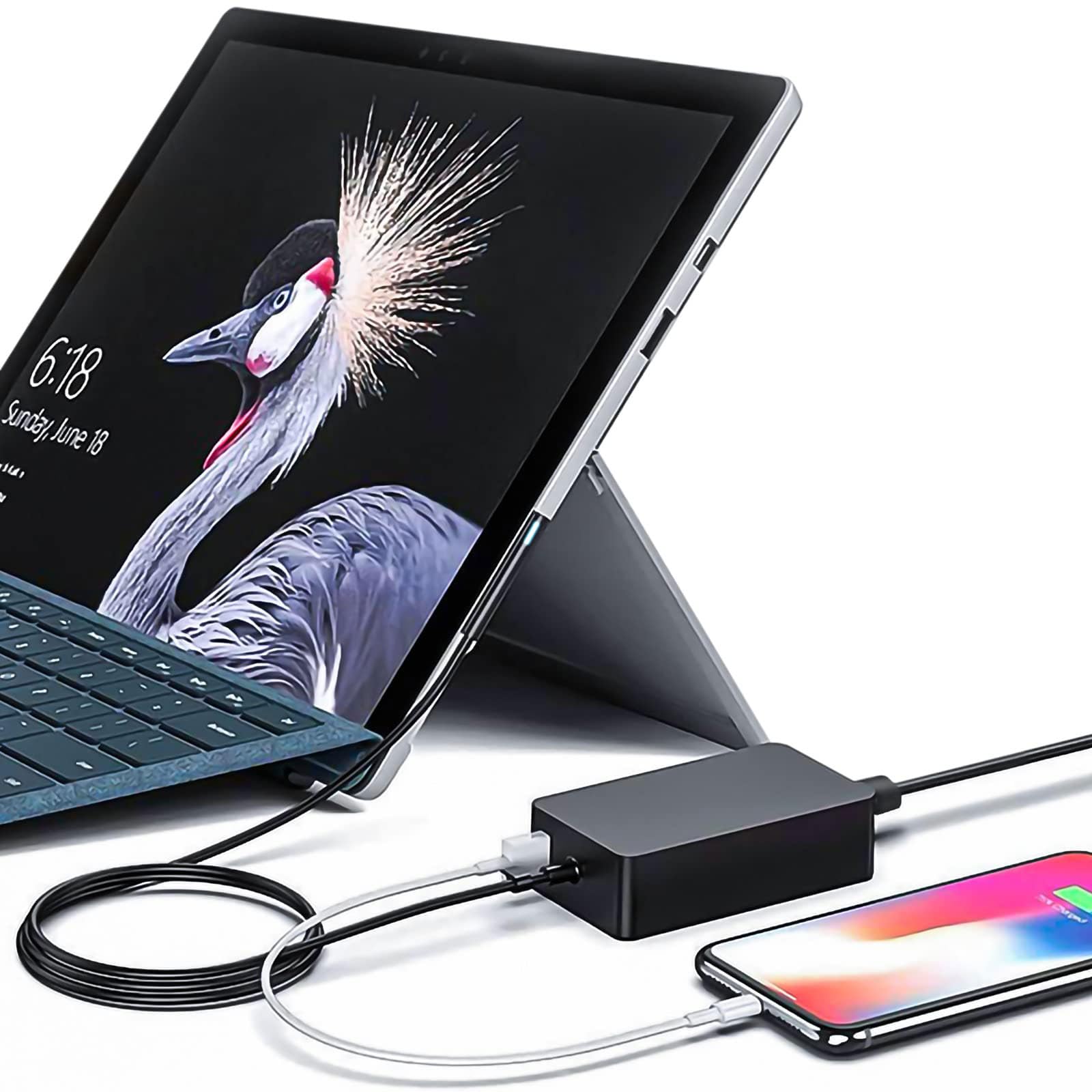 44W 15V 2.58A Surface Pro Ac Laptop Charger For Microsoft Surface Pro 3 Pro 4 Pro 5 Pro 6, Laptop 2/1, Go 2/3 Surface Book 1/2 M