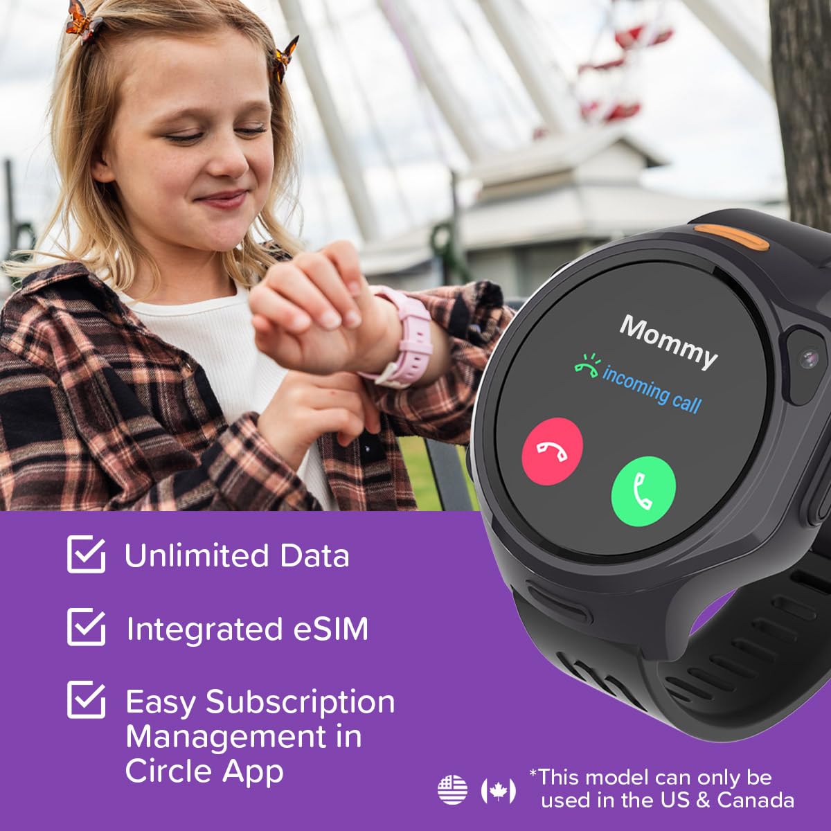 Myfirst Fone R2 Kids Smartwatch With Esim Video Calls Messaging Real-Time Gps Tracking Sos Button Safety Alerts School Mode Musi