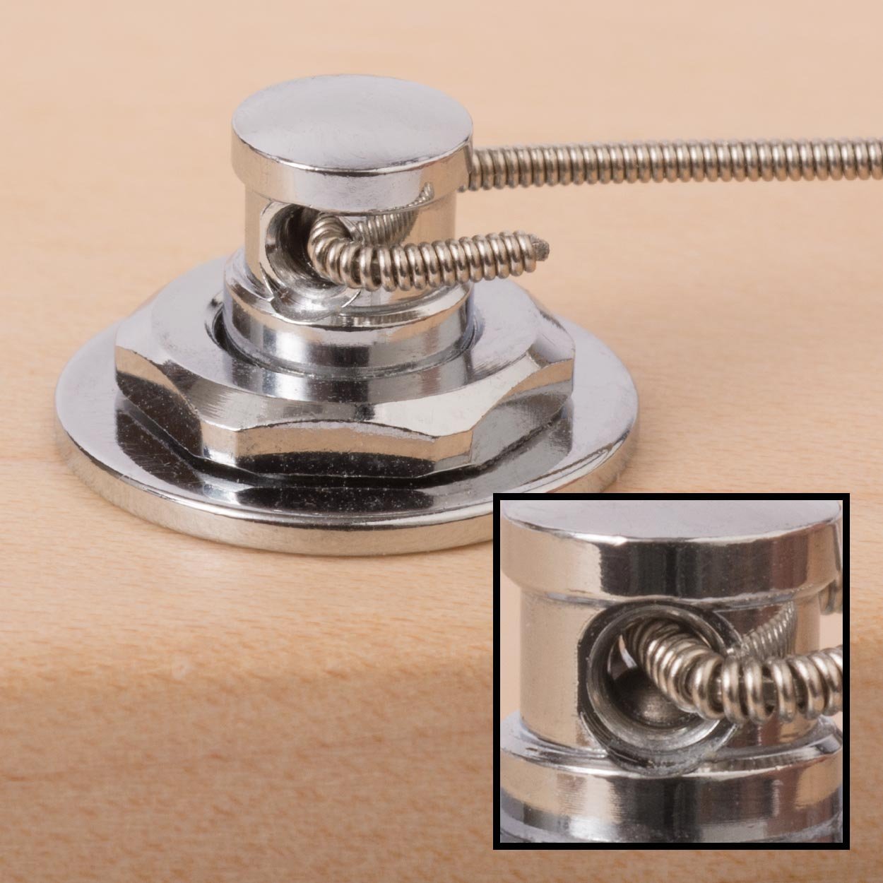 Gotoh Magnum Lock Trad 6 In Line Guitar Tuners, Chrome