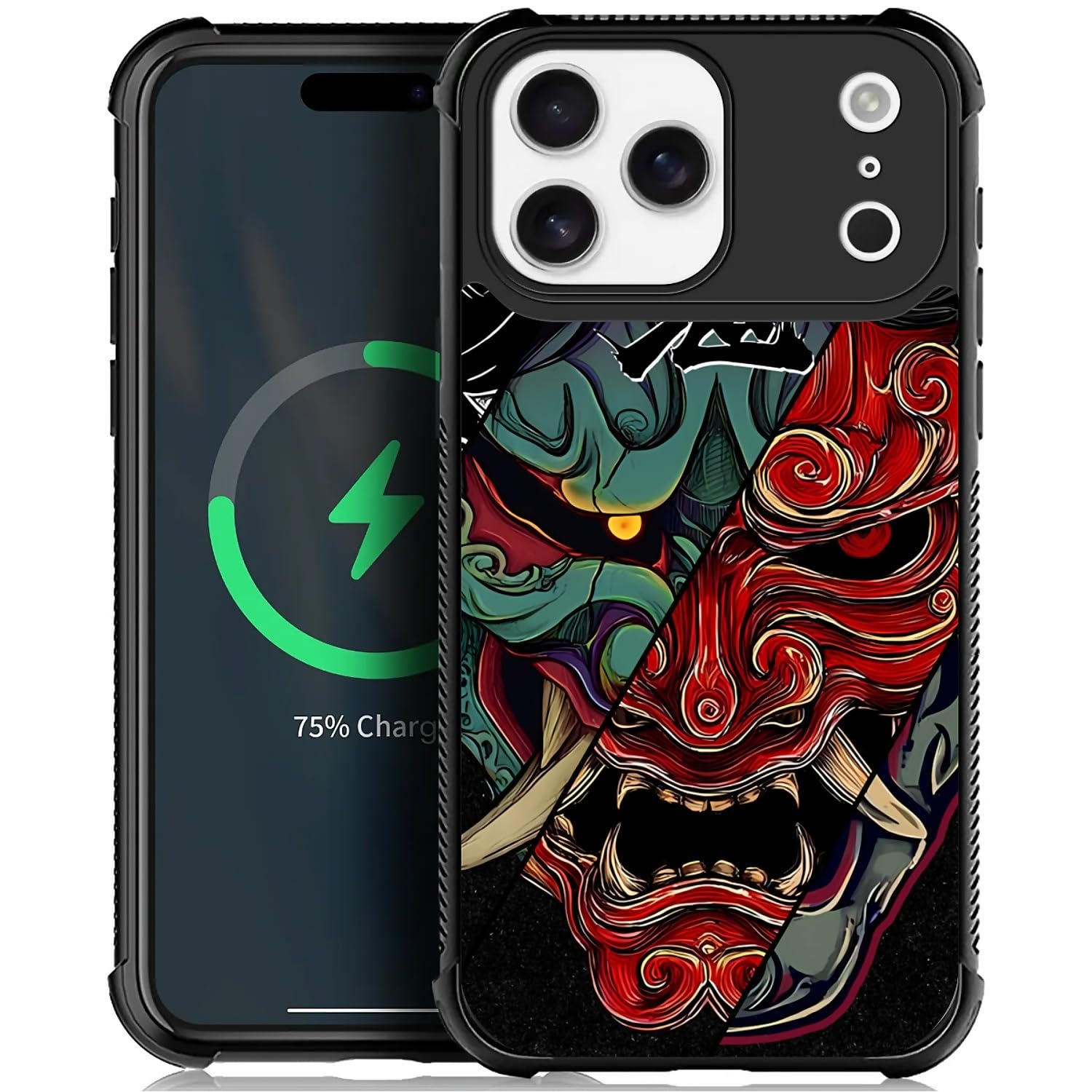 Deaorew for iPhone 17 Pro Max Case | Compatible with MagSafe | Classic Slim Cover Design | Japanese Samurai