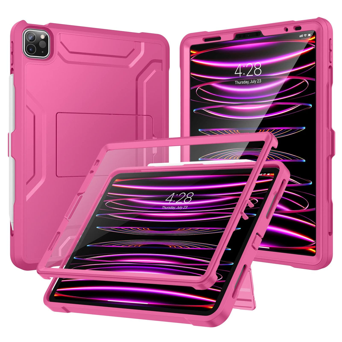 Soke Case For Ipad Pro 11 Inch 2022/2021/2020/2018/Ipad Air 5Th/4Th Generation,Built In Screen Protector   Support 2Nd Apple Pen