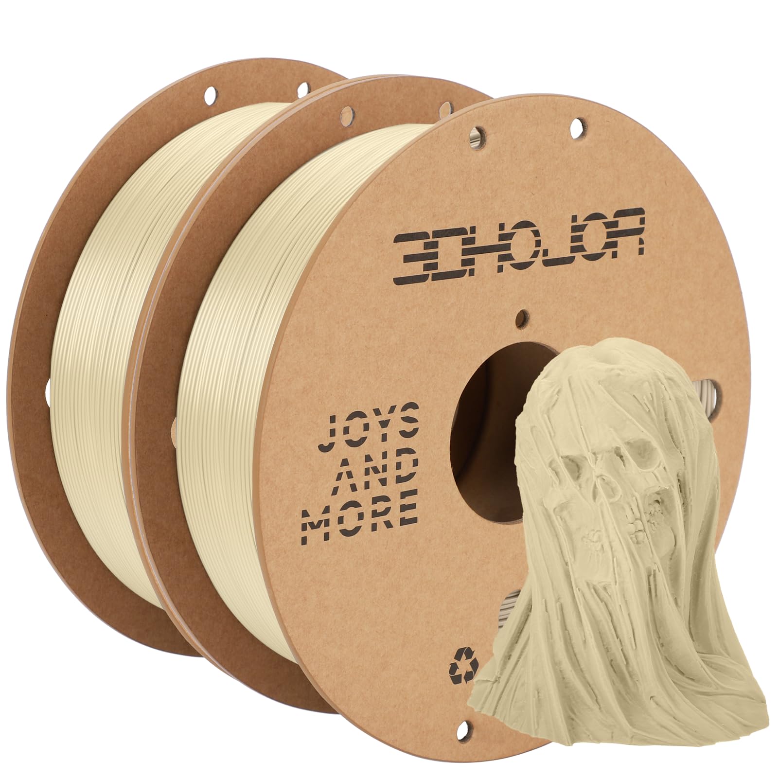 3DHoJor PLA Pro (Plus) Filament 1.75mm, 3D Printer Filament, Cardboard Spool 3D Printing Filament, Dimensional Accuracy +/- 0.03