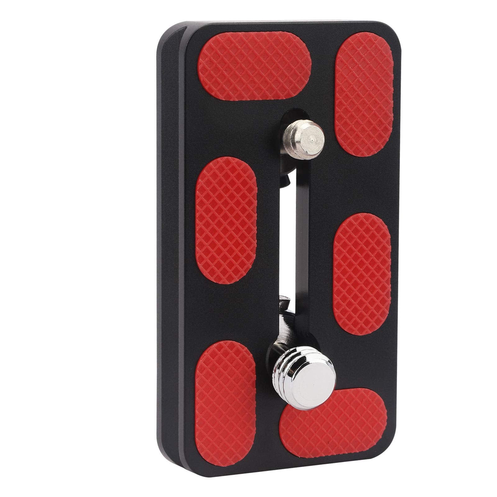 Haoge Qr 70S Tripod Arca Plates 70Mm Universal Arca Swiss Quick Release Plate For Tripod Ball Head With Hand Adjustable Stainless Steel Screw Of 1/4' And 3/8' (New Version)