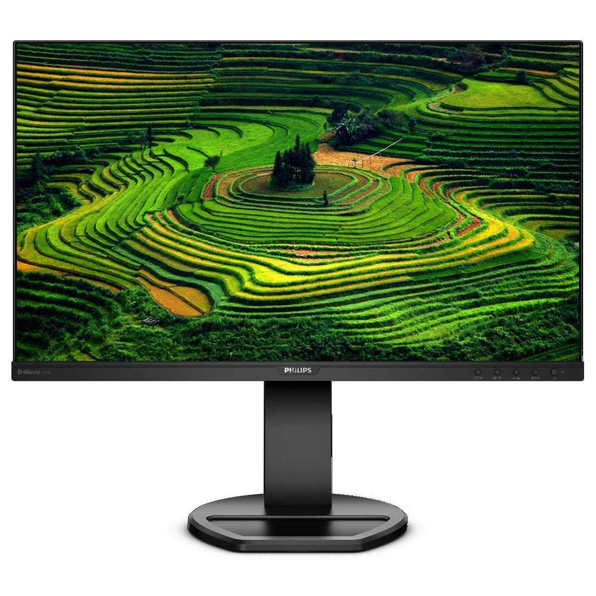 Philips 241B8Qjeb 24'' Frameless Monitor, Full Hd Ips, Usb 3.0 Hub, Built In Speakers, Vesa, Height Adjustable Stand, Tco Edge,