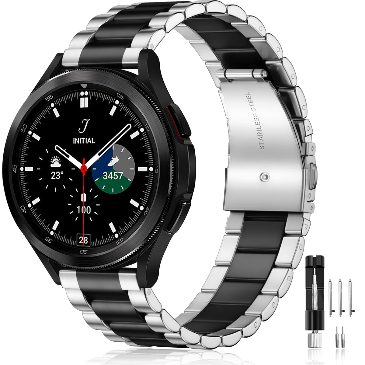 Lerobo Compatible With Samsung Galaxy Watch 7 6 5 4 Band 40Mm 44Mm/Galaxy Watch 6 4 Classic Band 43Mm 47Mm 46Mm 42Mm/Active 2 40