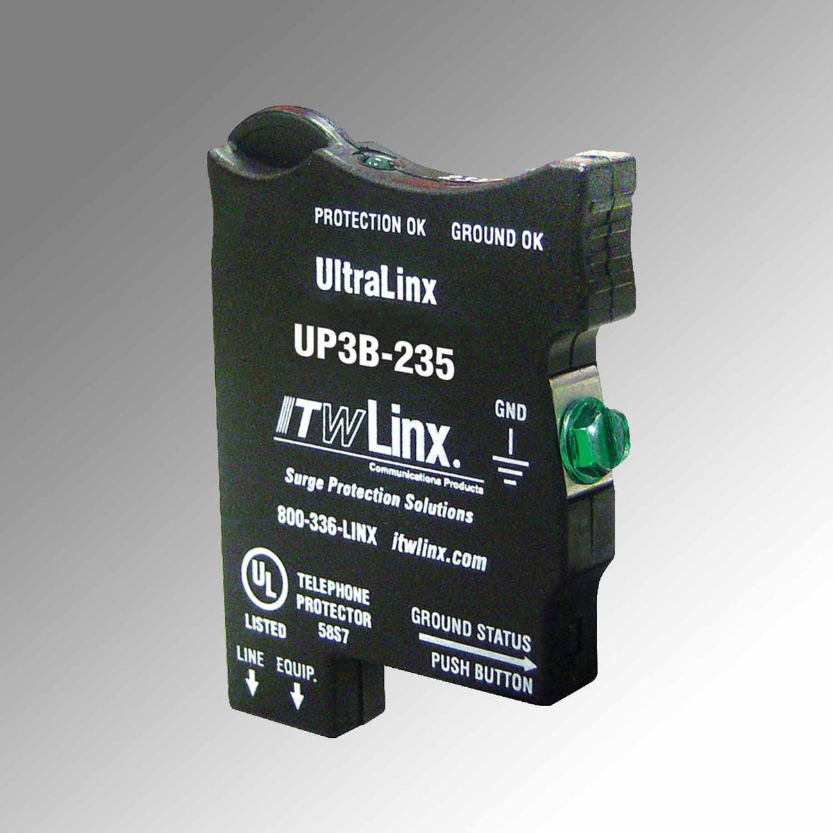 Ultralinx 66 Block Prot, 235V Clamp, 350Ma Fuse Ind Lts S25 (Part #: U ...