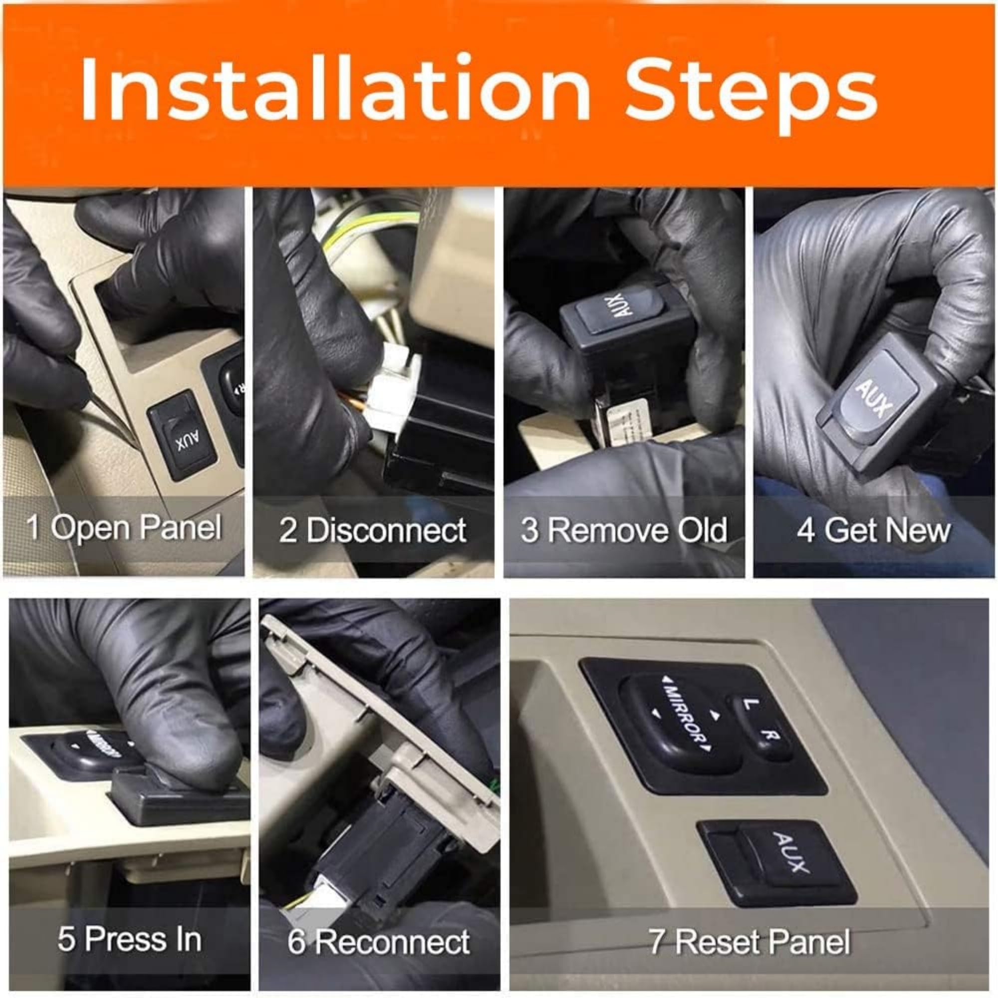 Aux Port Replacement   Compatible With 2005 2012 Toyota Prius Yaris Fj Cruiser Lexus Es350 Ls460   Replaces 86190 06010 86190 53