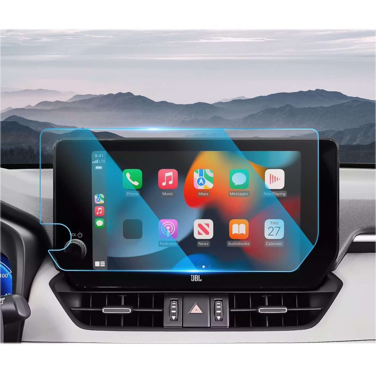 Cdefg For 2023 2024 2025 Toyota Rav4 Hybrid Screen Protector Rav4 Limited Xse Se Trd Off-Road 2024 2023 Rav 4 Accessories Touchscreen Cover-10.5' Tempered Glass