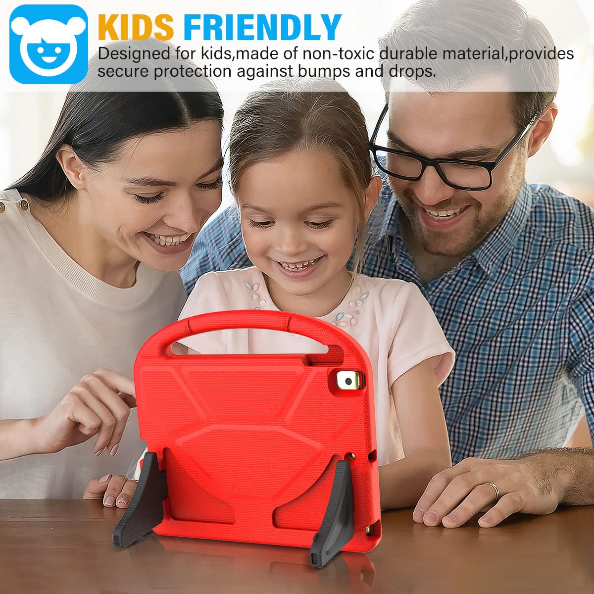 Suplik Kids Case For Ipad 9Th/8Th/7Th Generation   Ipad 10.2 Inch 2021/2020/2019 Case With Built In Screen Protector, Durable Sh