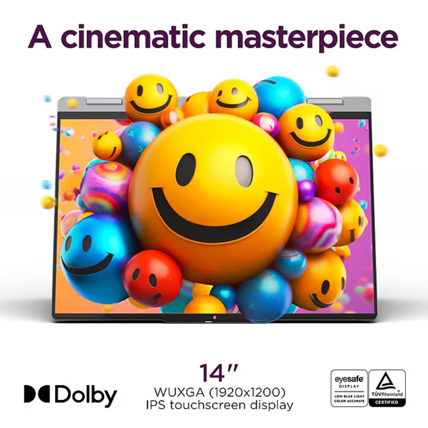 Lenovo Ideapad 5 14 Touch Ryzen 7 Business 2-In-1 Laptop, 14 Fhd+ Touchscreen, Amd Ryzen 7 8845Hs, 16Gb Ram, 1Tb Ssd, Fp Reader,