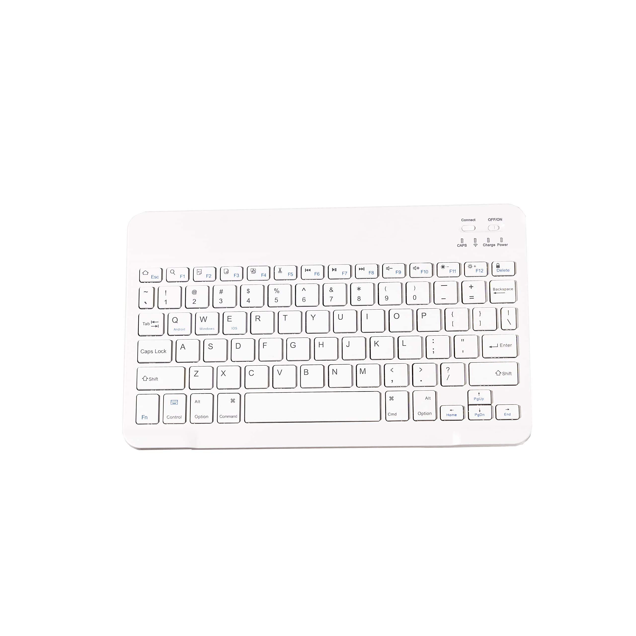 Ares Ultra Slim Wireless Bluetooth Keyboard | Compatible With Computer Desktop Ios Android Laptop Smart Tv And Windows 11/10/8 (
