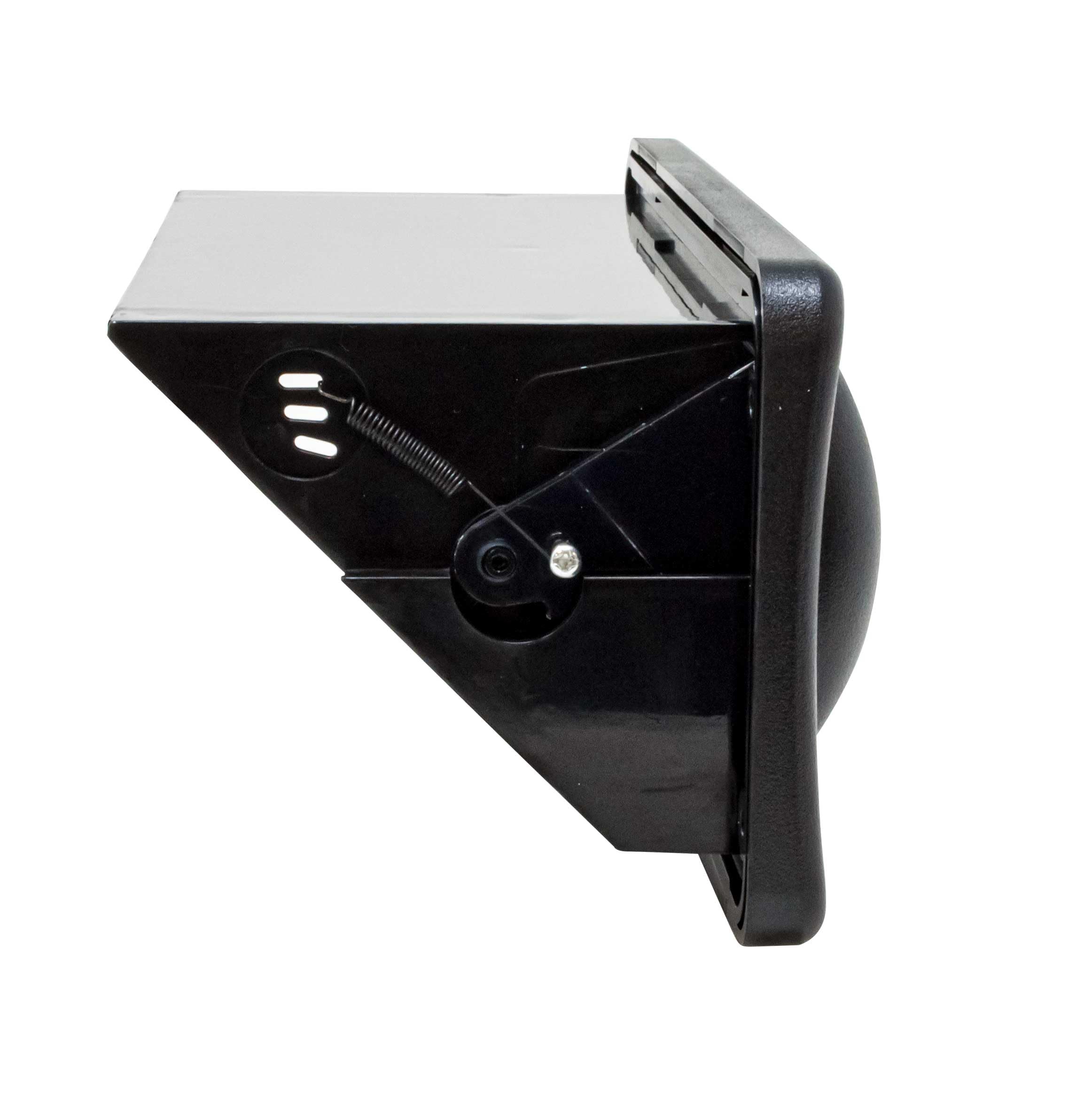 Creative Audio Camc1B Marine Single Din Radio Mounting Kit With Retractable Cover (Black)