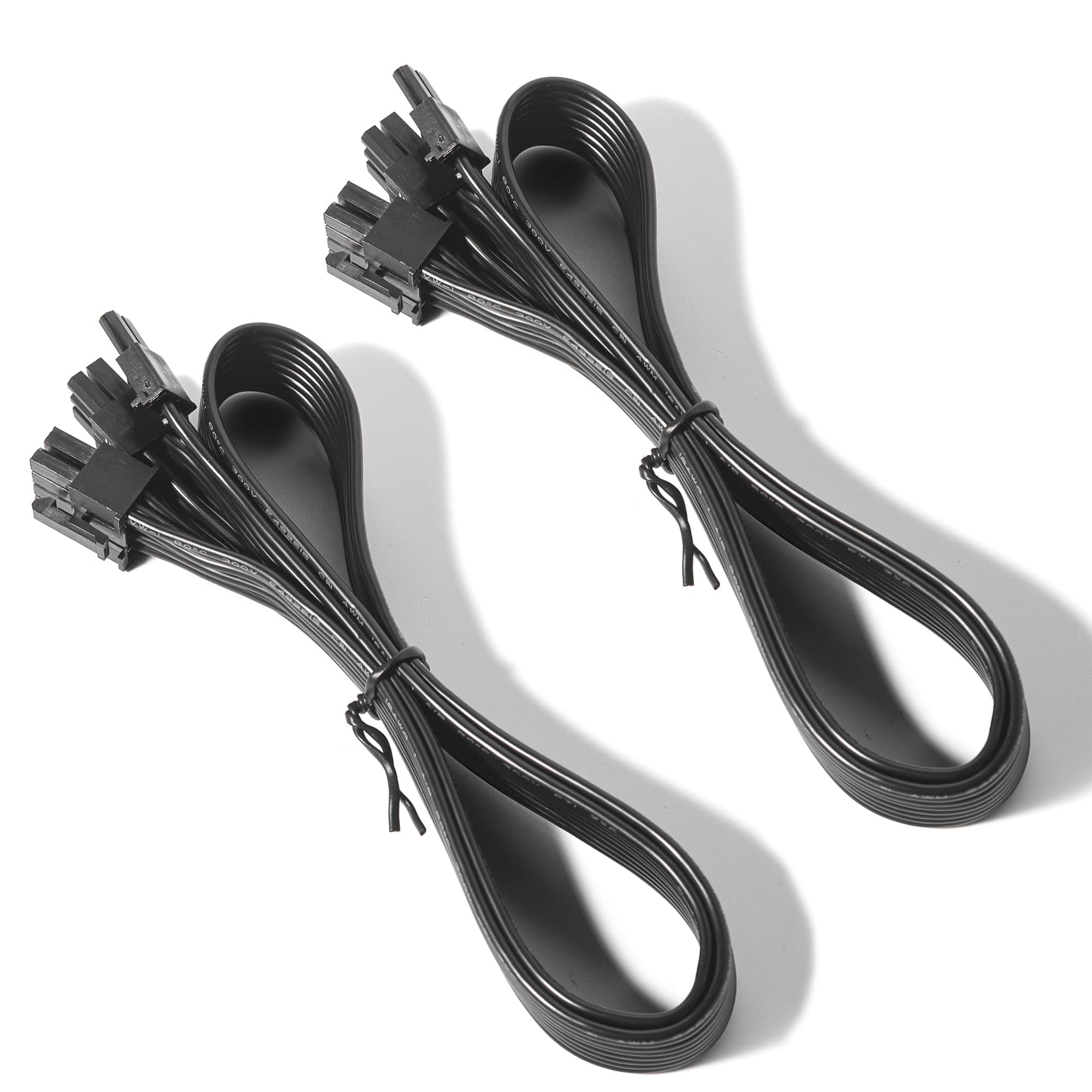 Certusfun PCIE Cable for Corsair, 65CM Male to Male 8 Pin to 6+2 Pin GPU Power Cable for Thermaltake, ARESGAME Modular Power Sup