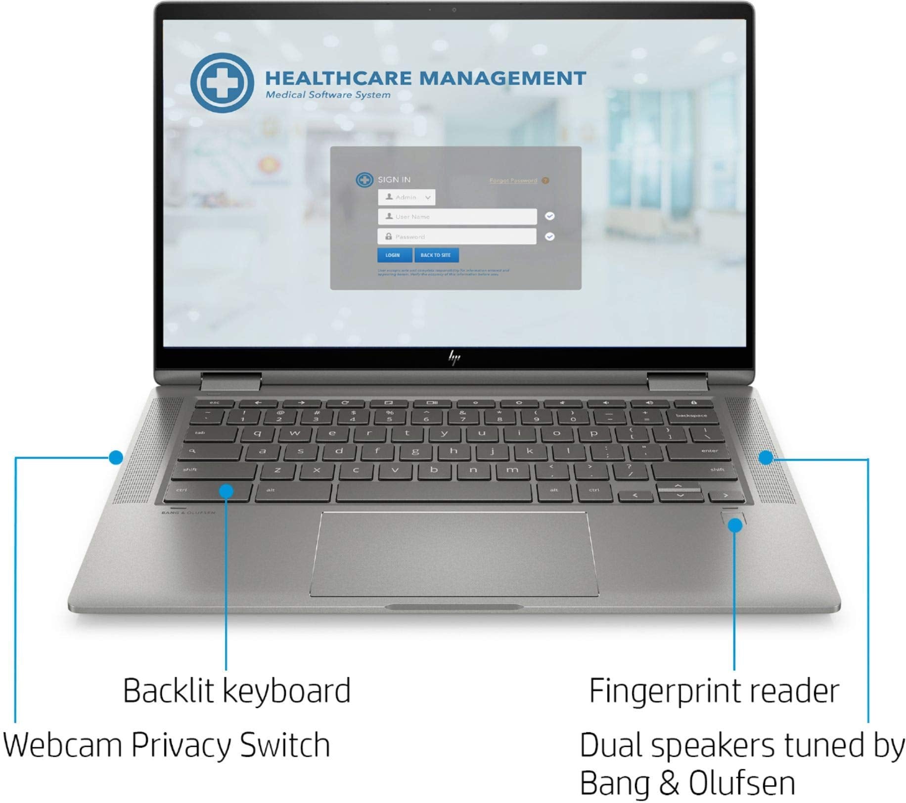 Hp Chromebook, 2 In 1, 14C Ca0053Dx, I3 10110U, 8Gb, 64Gb, S