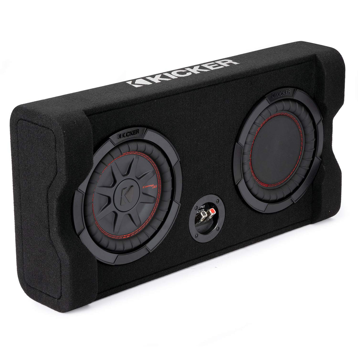 Kicker 48Trtp82 Trtp 8 Inch Thin Down Firing Subwoofer And Passive Radiator Enclosure, 2 Ohm