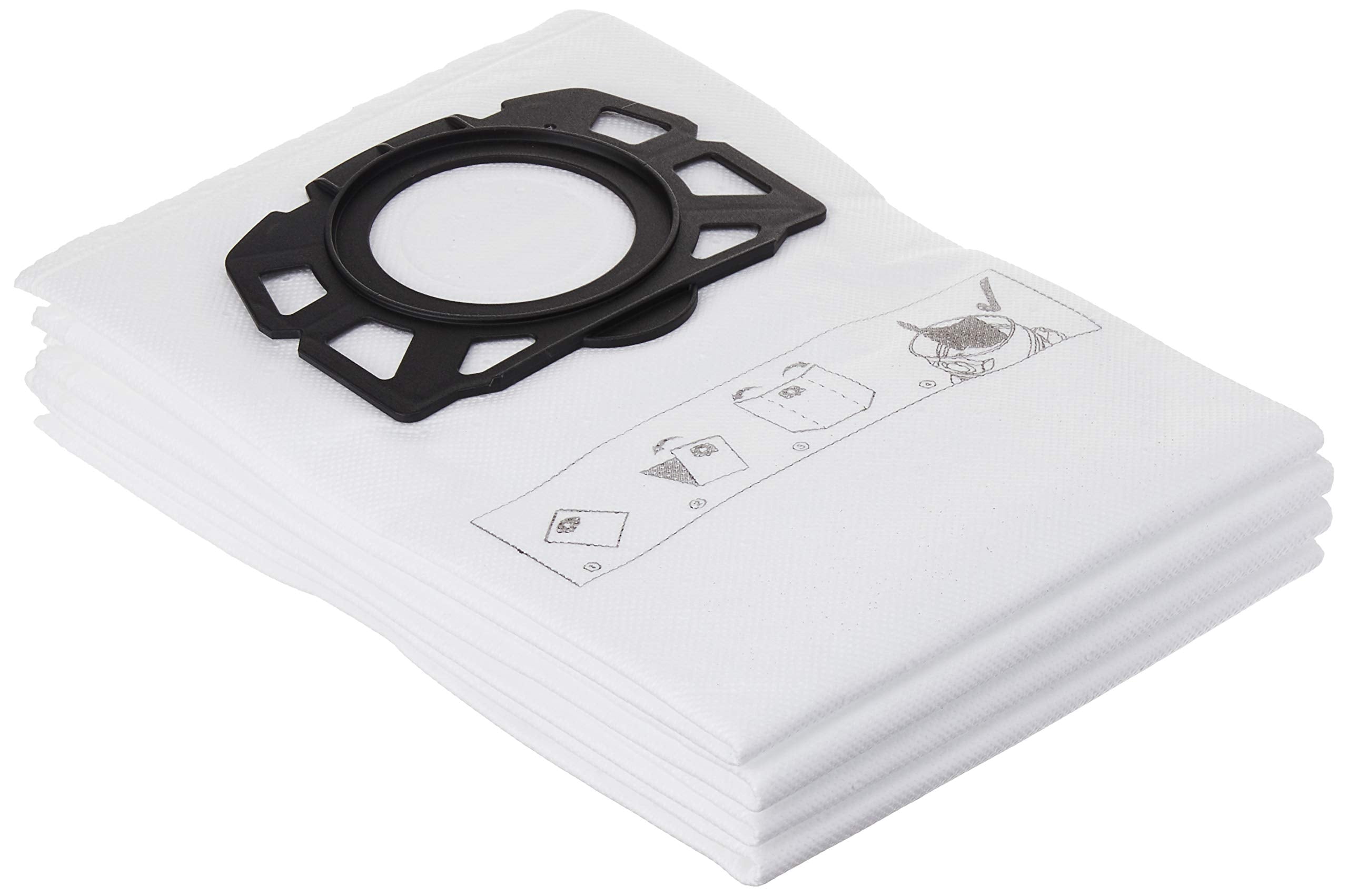 Krcher   Fleece Filter Bags   Replacement Part   For Krcher Wd4, Wd5, Wd5/P Wet & Dry Vacuums