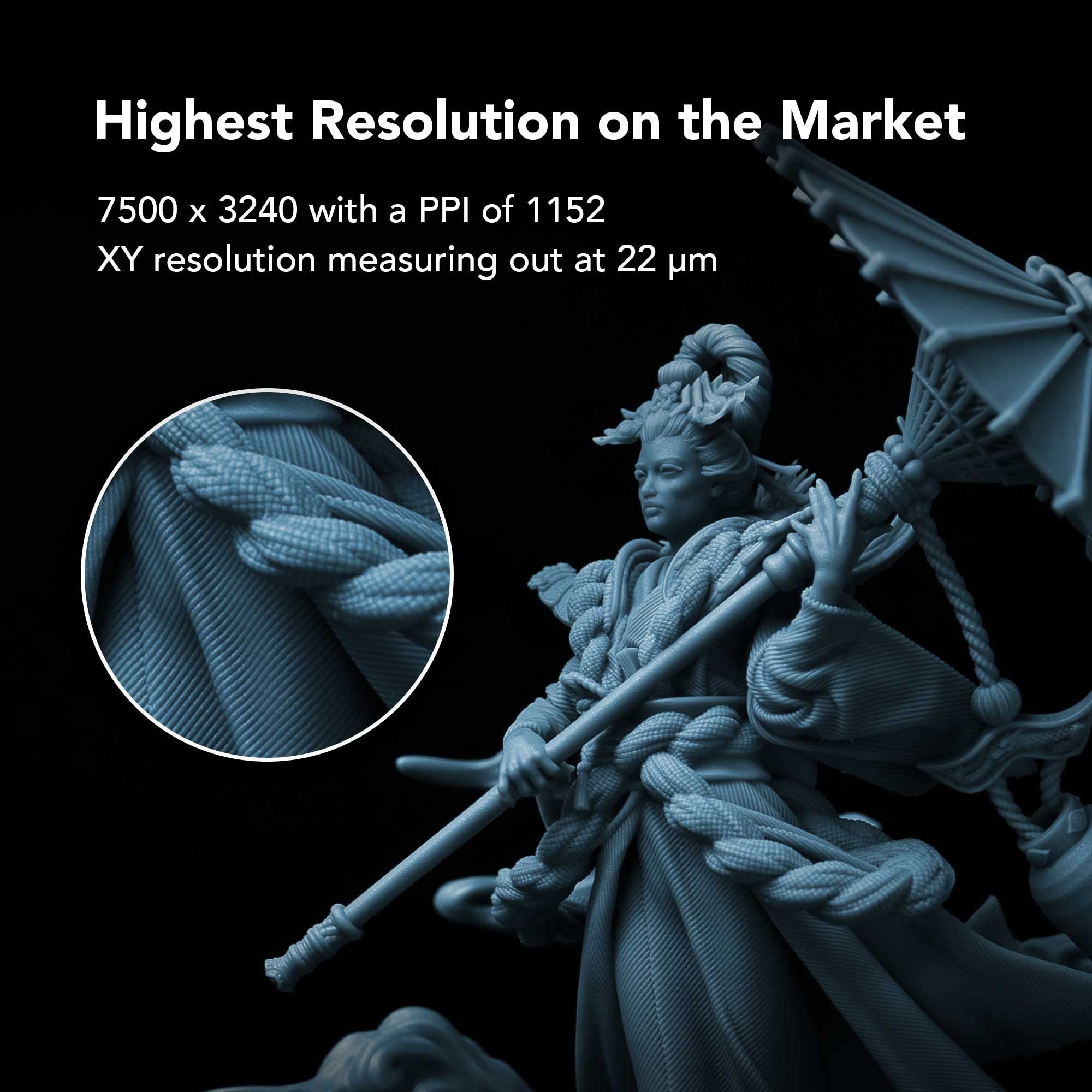 Phrozen Sonic Mini 8K Lcd Resin 3D Printer, Highest Resolution Of 22 Micrometer, 7.1 Inch Mono Lcd Screen,L16.5 X W7.2 X H18 Cm