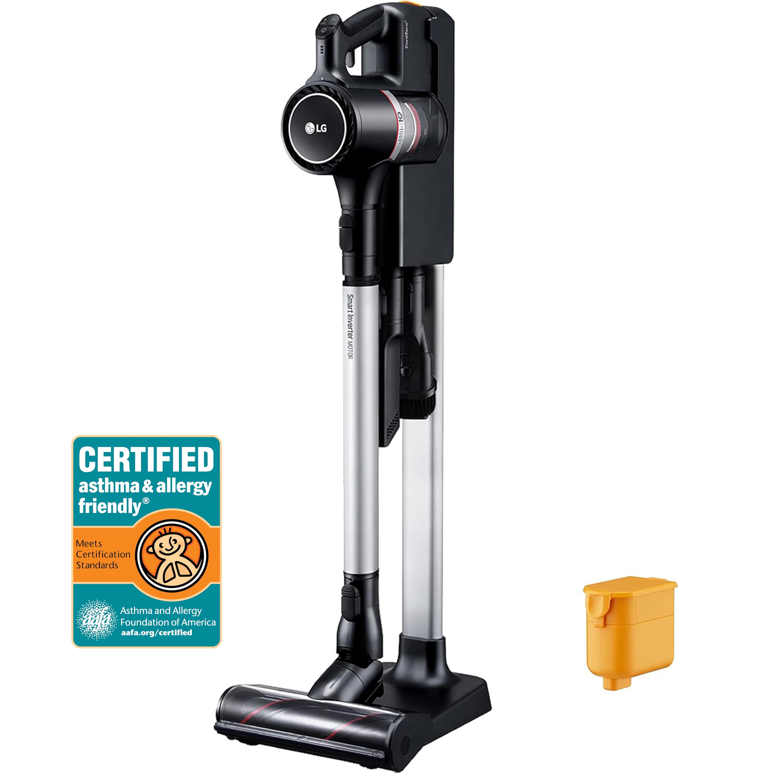 Lg Cordzero A913   Cordless Stick Vacuum Cleaner, 60 Minute Runtime W/ Rechargeable Battery, Lightweight, Powerful Cleaning For